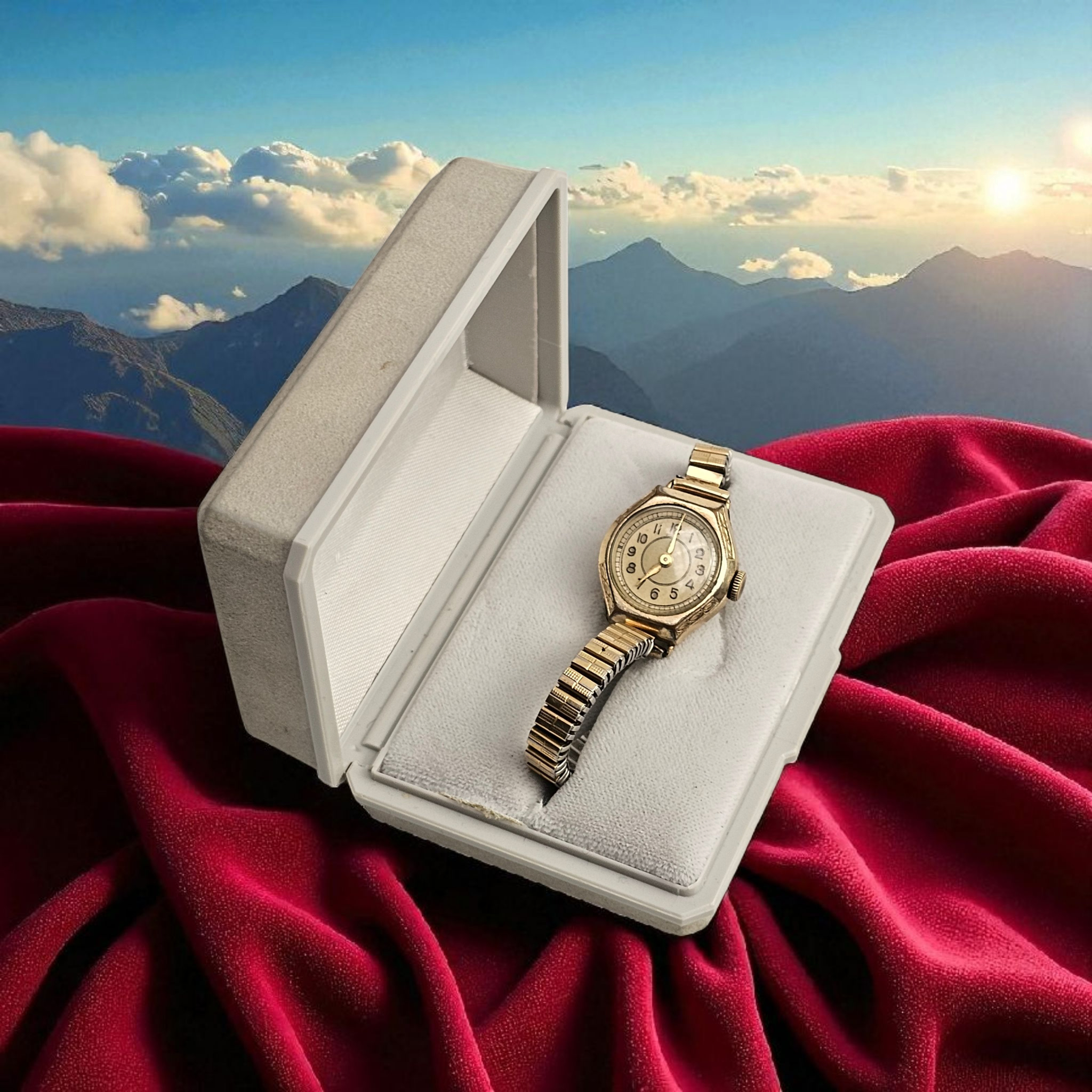 Montre vintage plaqué or 20 microns ( Lady ) - Photo 7