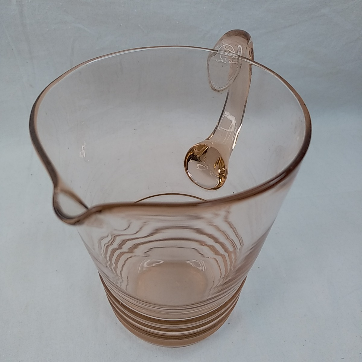 Service en verre rosaline 11 pièces Bon état - Vue 2 - 