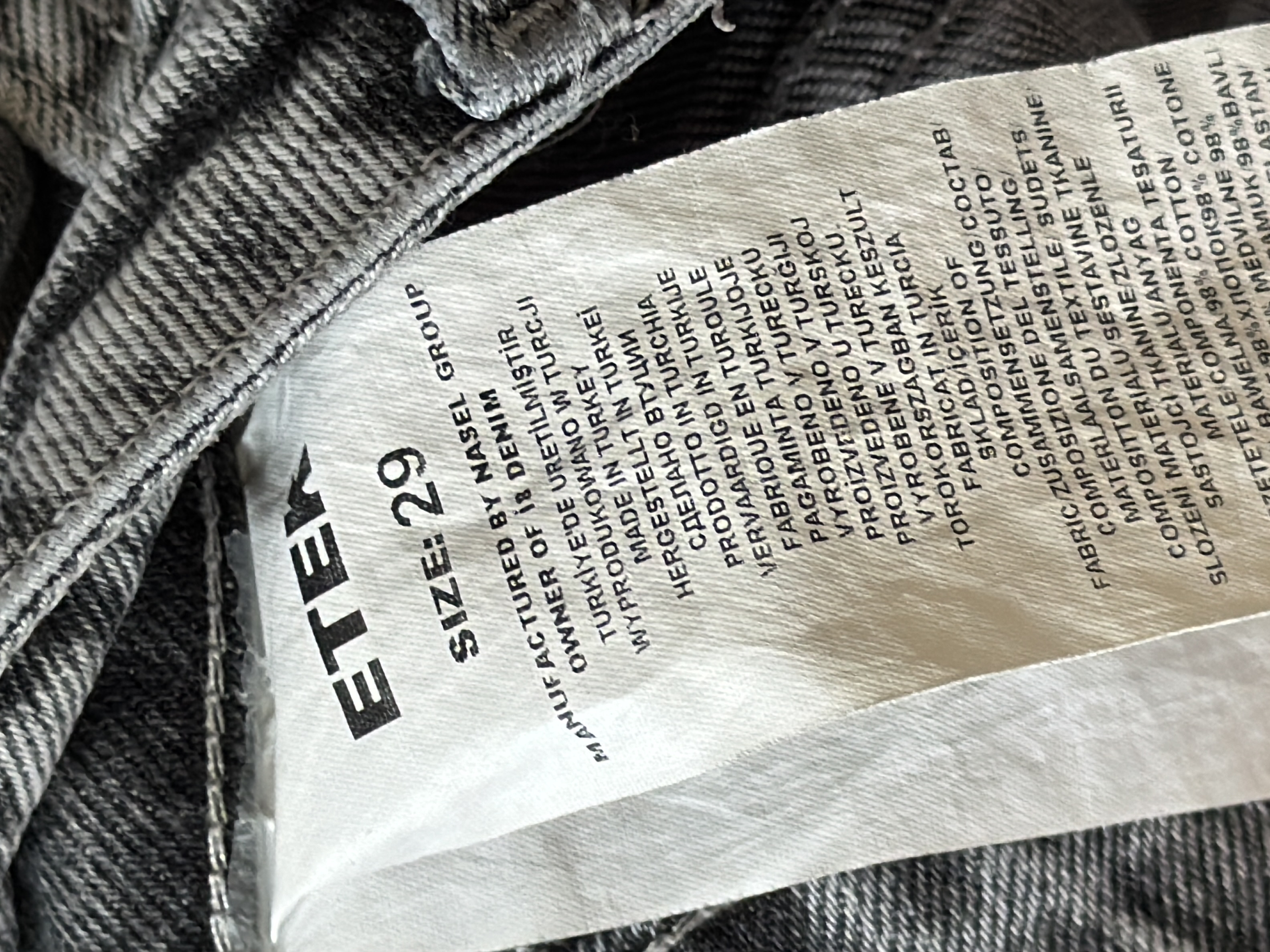 Jupe en jean grise cargo 18 denim 👖 - Photo 5