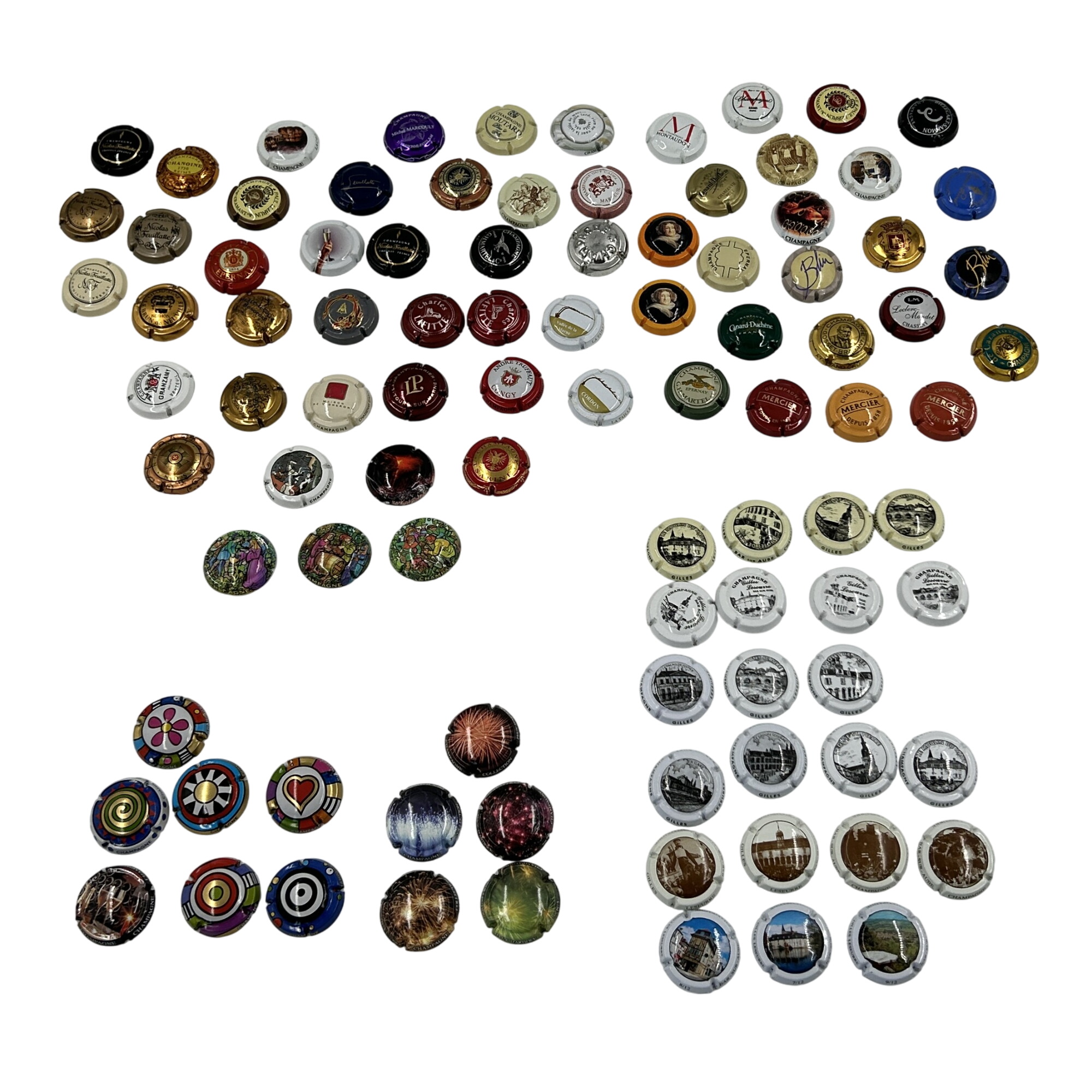Lot de 95 capsules de champagne - Photo 0