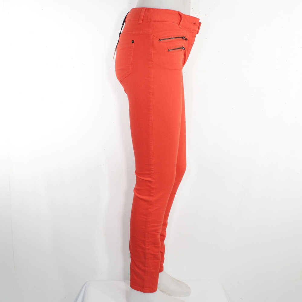 Voir photo 3 de Jeans Femme Rouge CAROLL Taille 34 Jeans Femme Rouge CAROLL Taille 34 Comme neuf - Vue 3 -