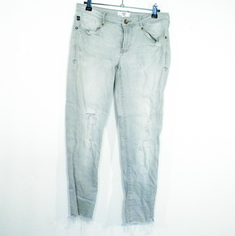 Jean's Femme Gris LE TEMPS DES CERISES TAILLE ESTIMEE 36. Bon état - Vue 2 - 