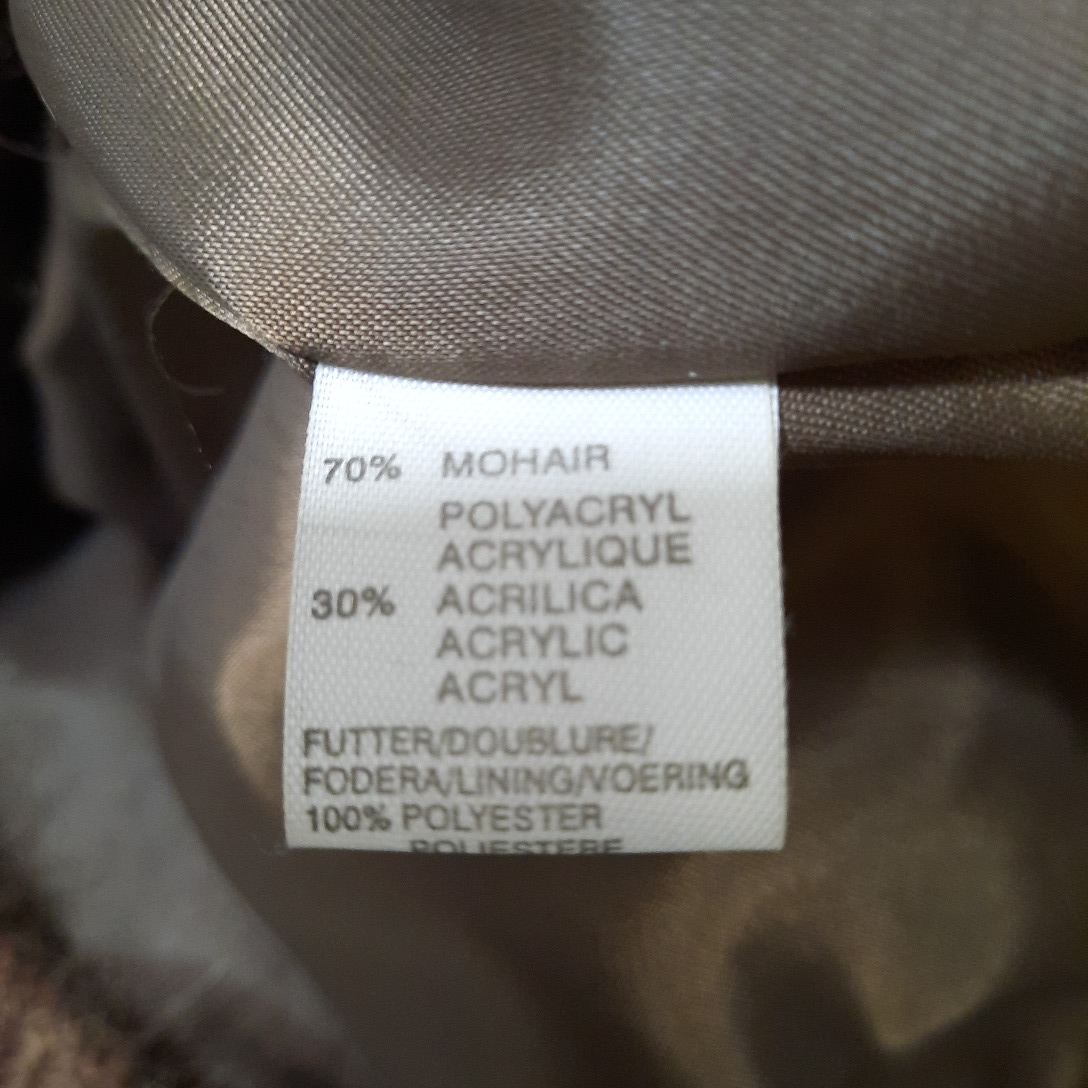 veste blouson lainage et fourrure fantaisie chic TAGORE T 42/44  - Vue 4 - 