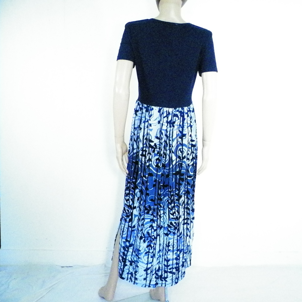 Robe Bleue Marine Vintage T M. Bon état - Vue 2 - 