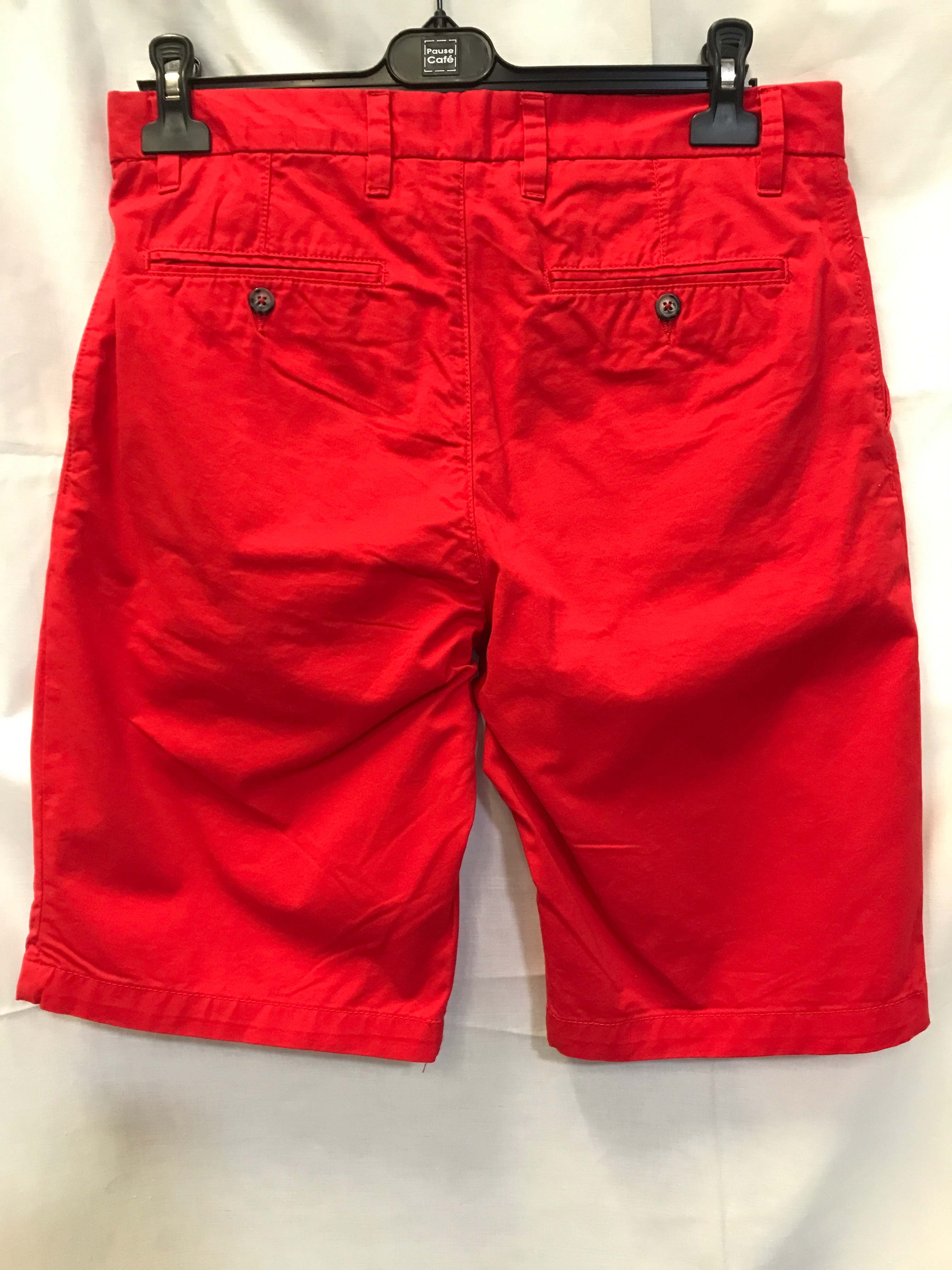 Bermuda homme rouge «Brice » T42 Très bon état - Vue 5 - 