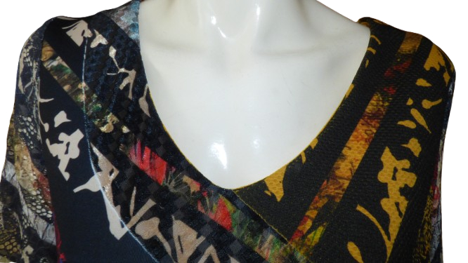 Robe neuve manches longues dentelles "EROKE" T46  - Vue 3 - 