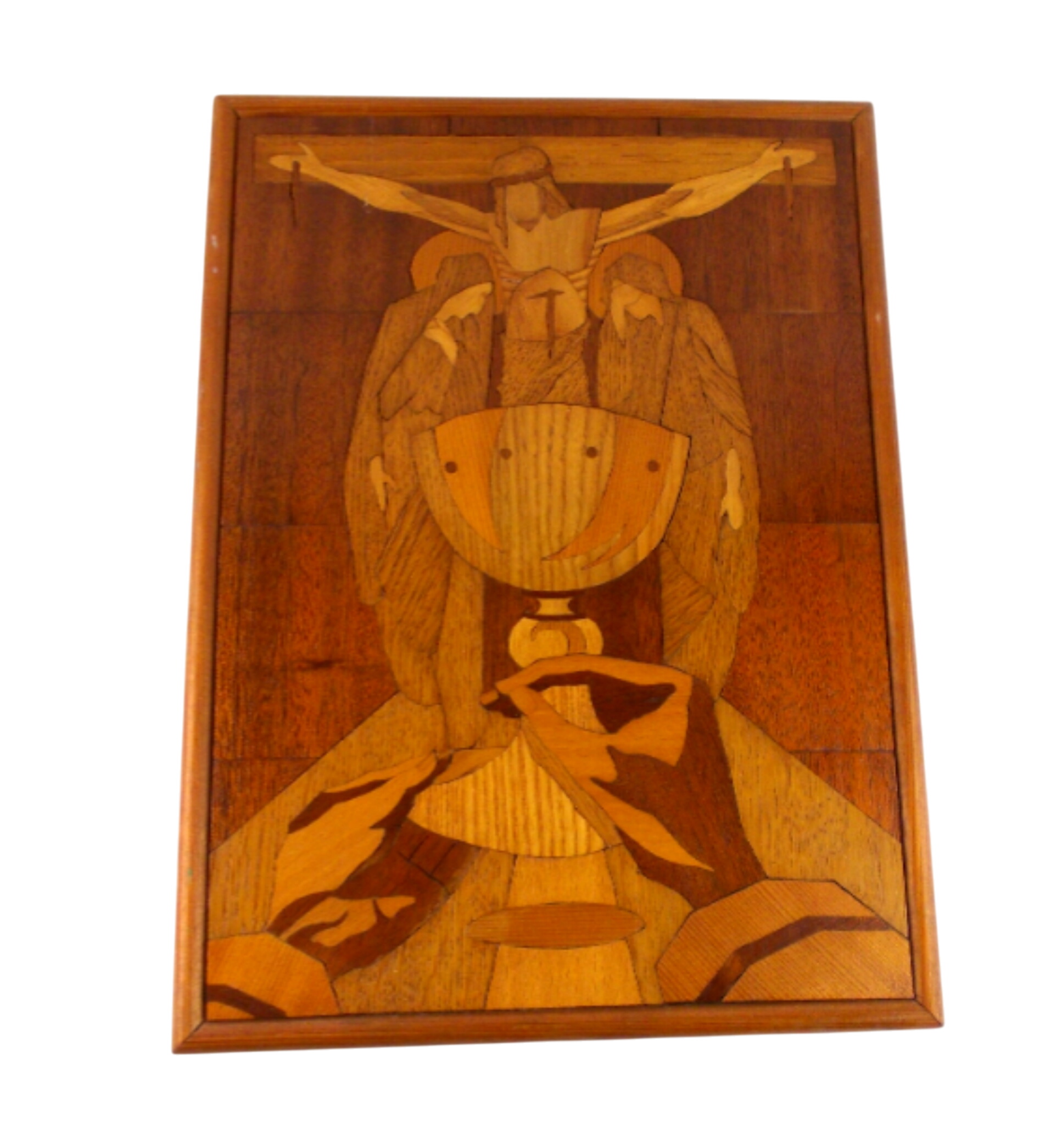 Tableau marqueterie d'art début XX éme - Photo 0