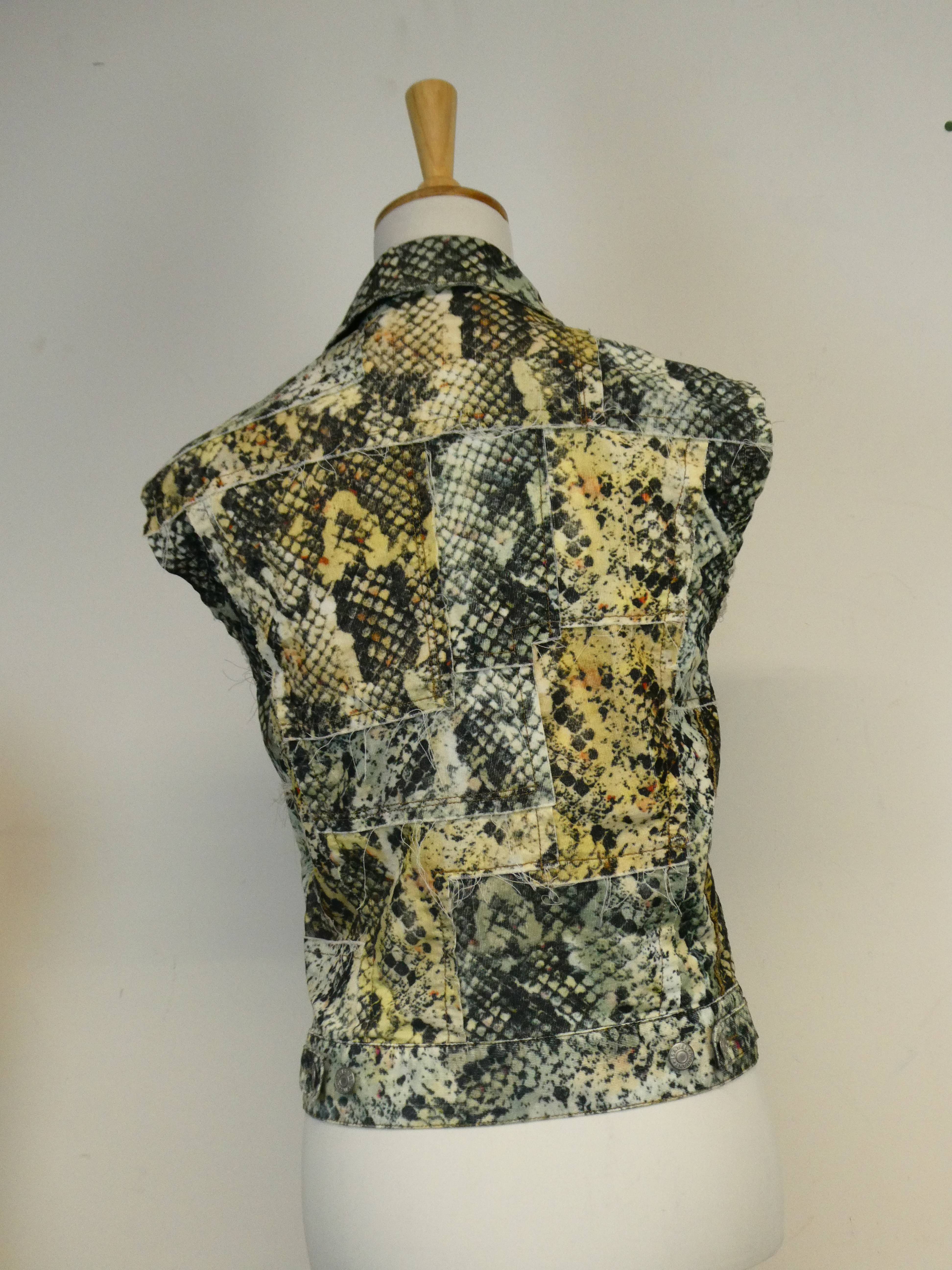Isabel Marant gilet sans manches à motif - Taille M - Photo 6