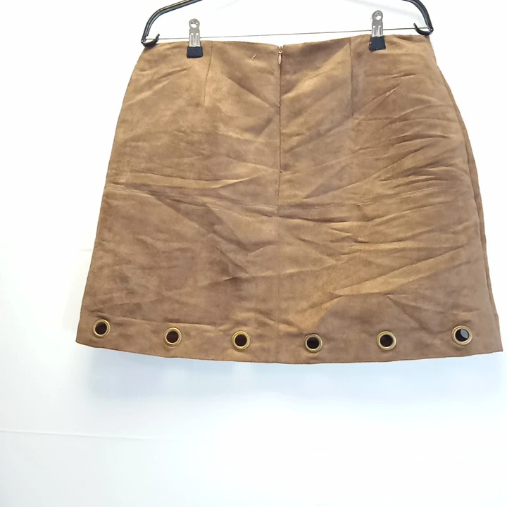 Jupe camaïeu taille 42 couleur fauve - Photo 1