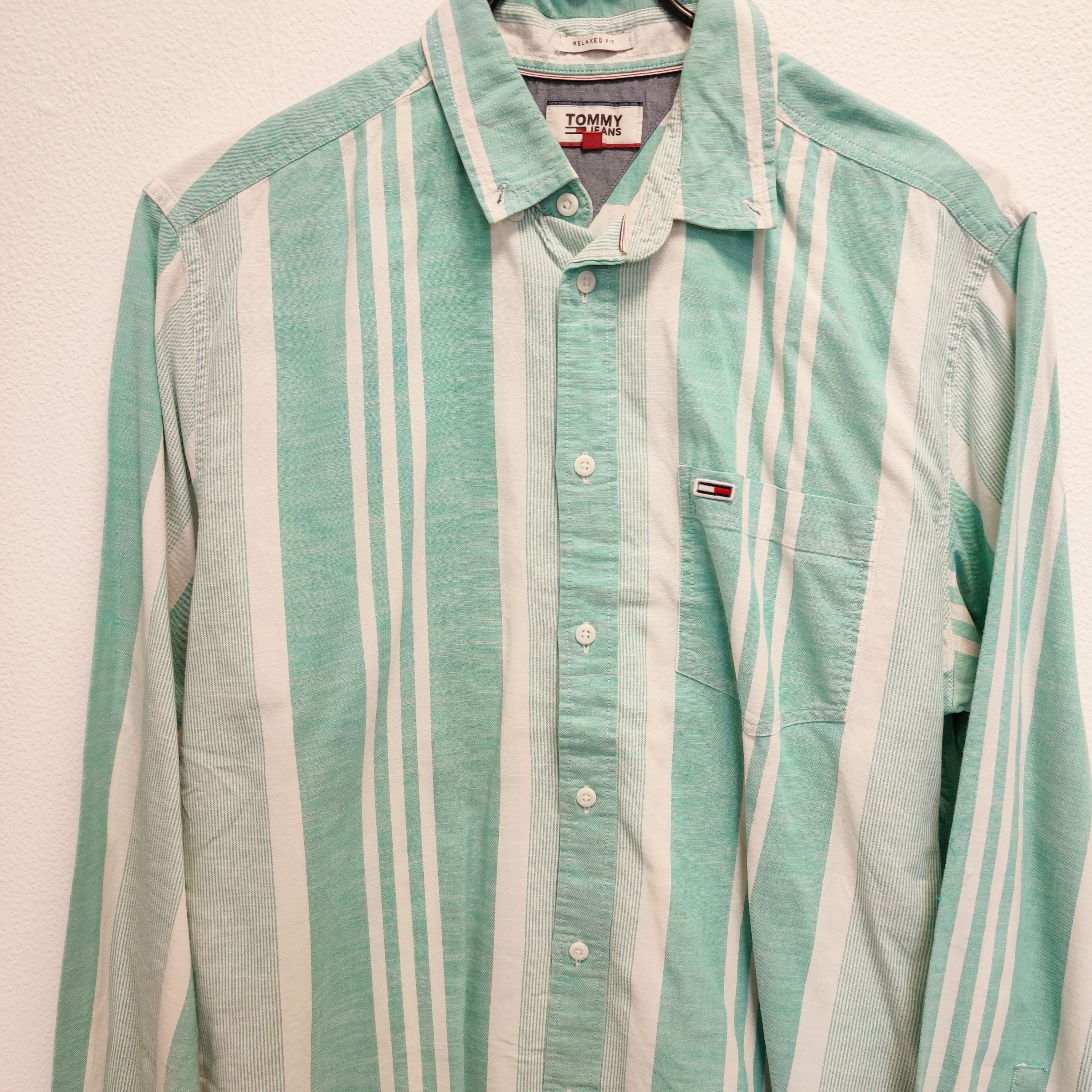 TOMMY JEANS - Chemise rayée - M - Homme Très bon état - Vue 2 - 