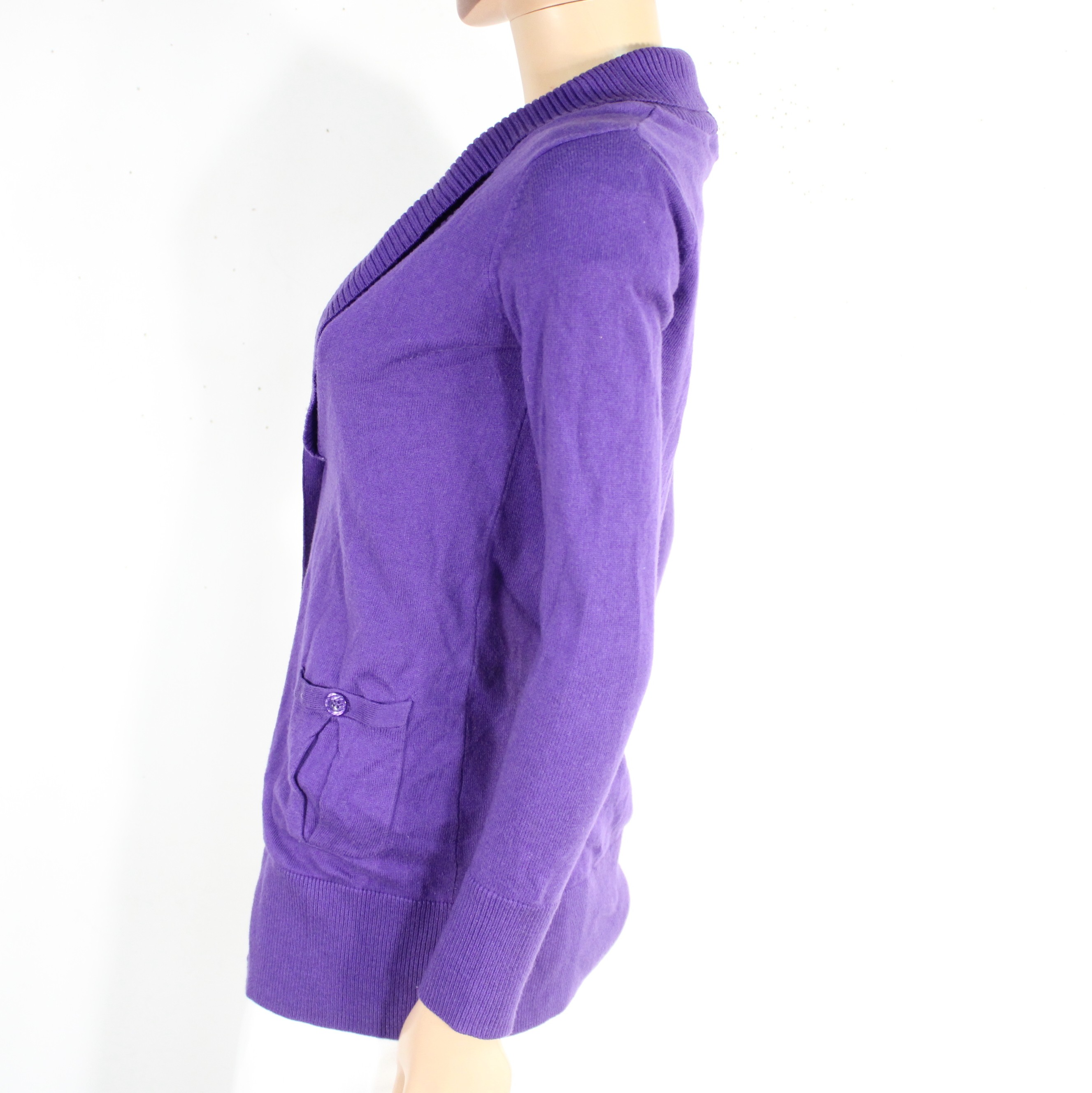 Gilet Femme Violet MANGO Taille S - Photo 2