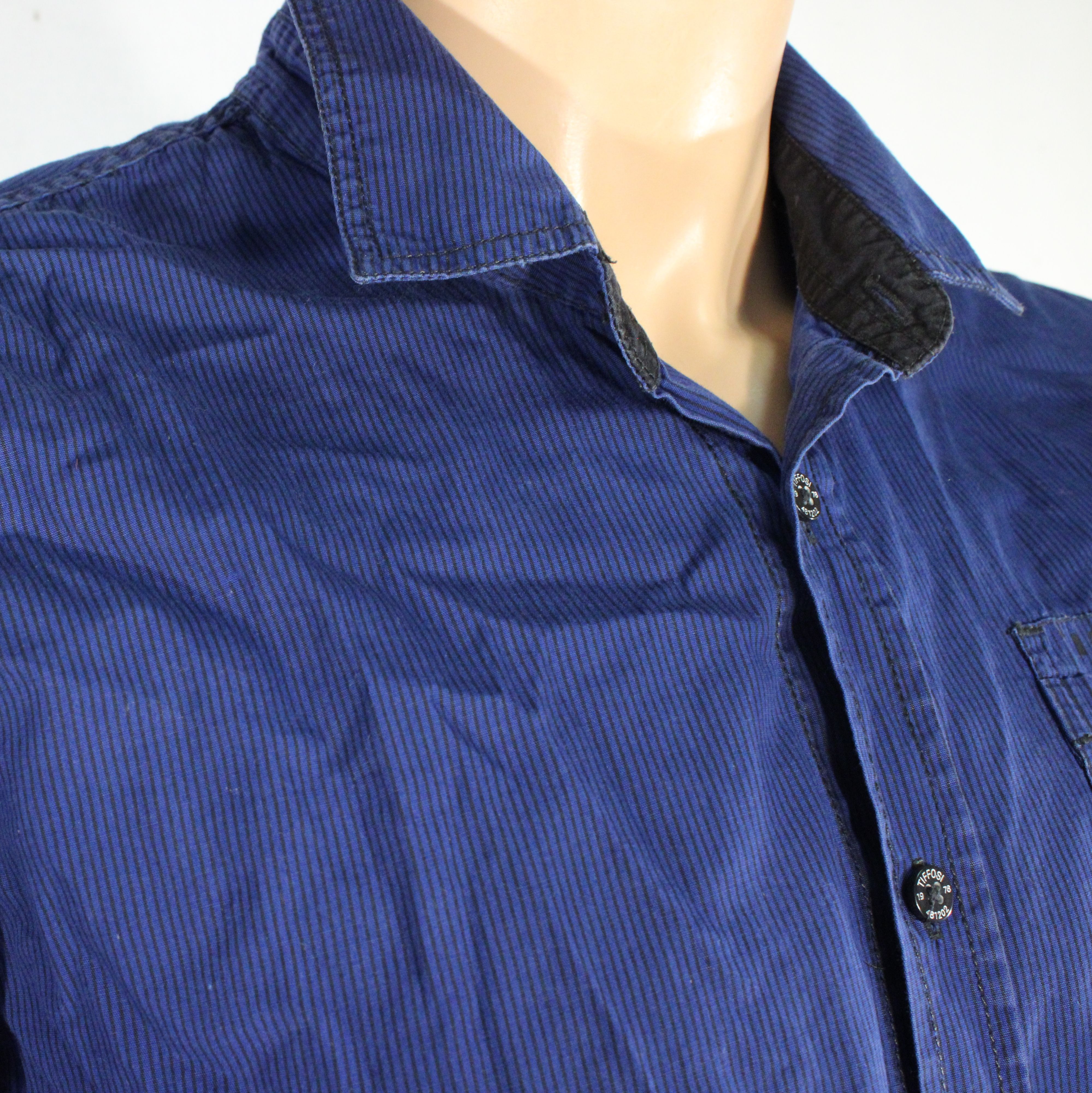 Chemise Homme Bleue TIFFOSI Taille L - Photo 4