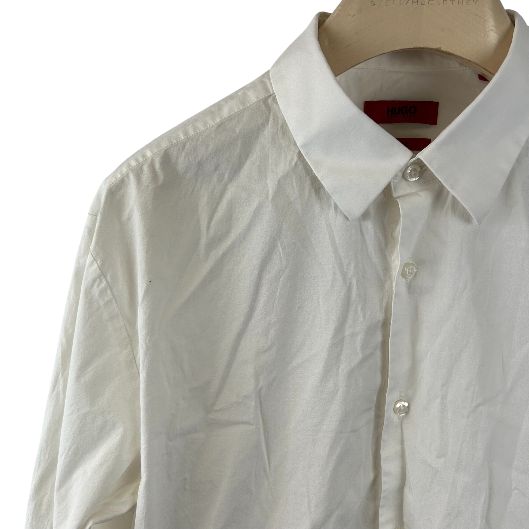 Hugo Boss - Chemise blanche en coton -Tailler 44 - Photo 0