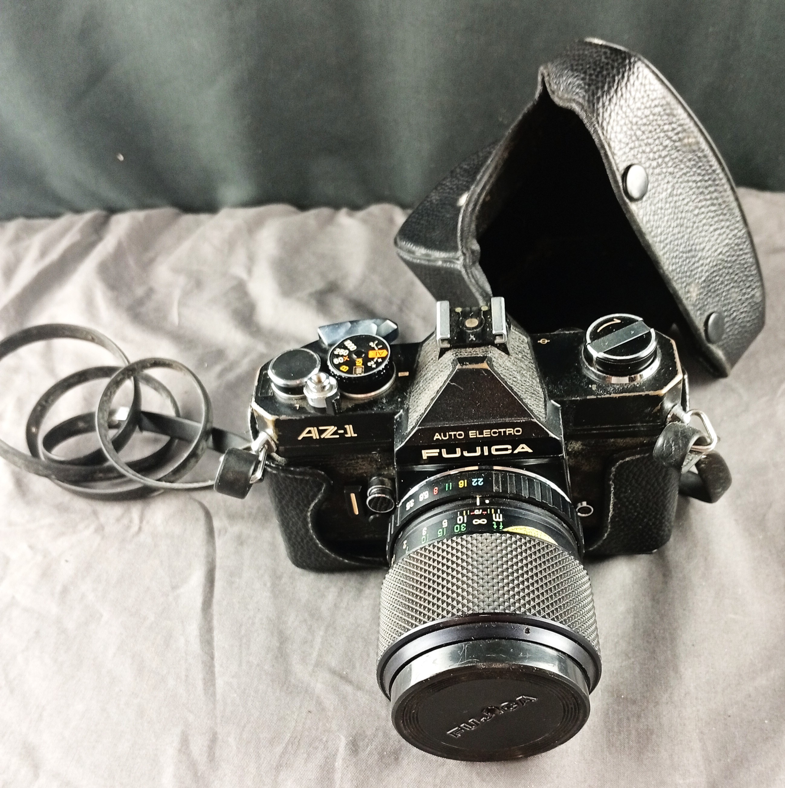 Appareil photo Argentique FUJICA AZ-1 AUTO ELECTRO avec objectif TAMRON 28mm F/2.8BBAR MULTI C - Photo 3