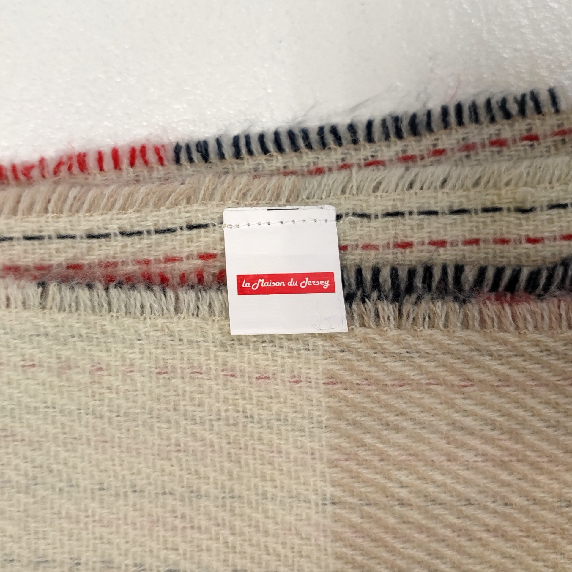 LA MAISON DU JERSEY - Echarpe à carreaux - Femme - Bon état - Photo 2