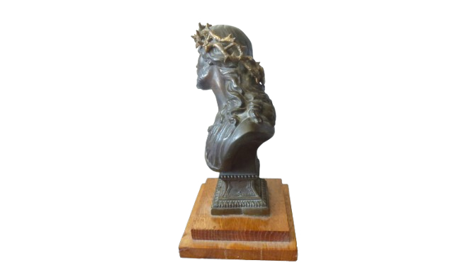 Buste de Jésus Christ en régule - Photo 1