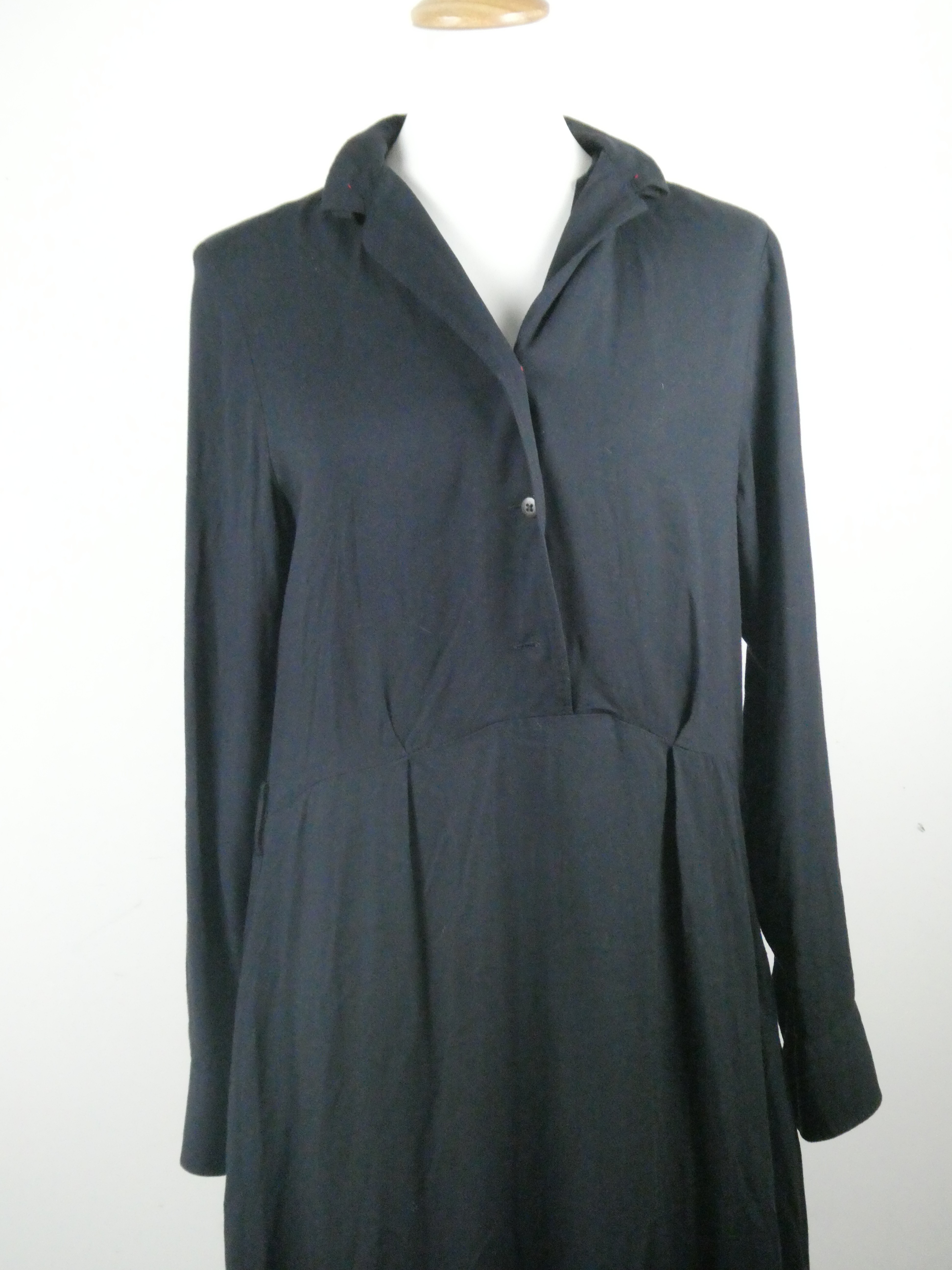 Ines de la Fressange x Uniqlo robe longue manches longues encolure tailleur - Taille M - Photo 2
