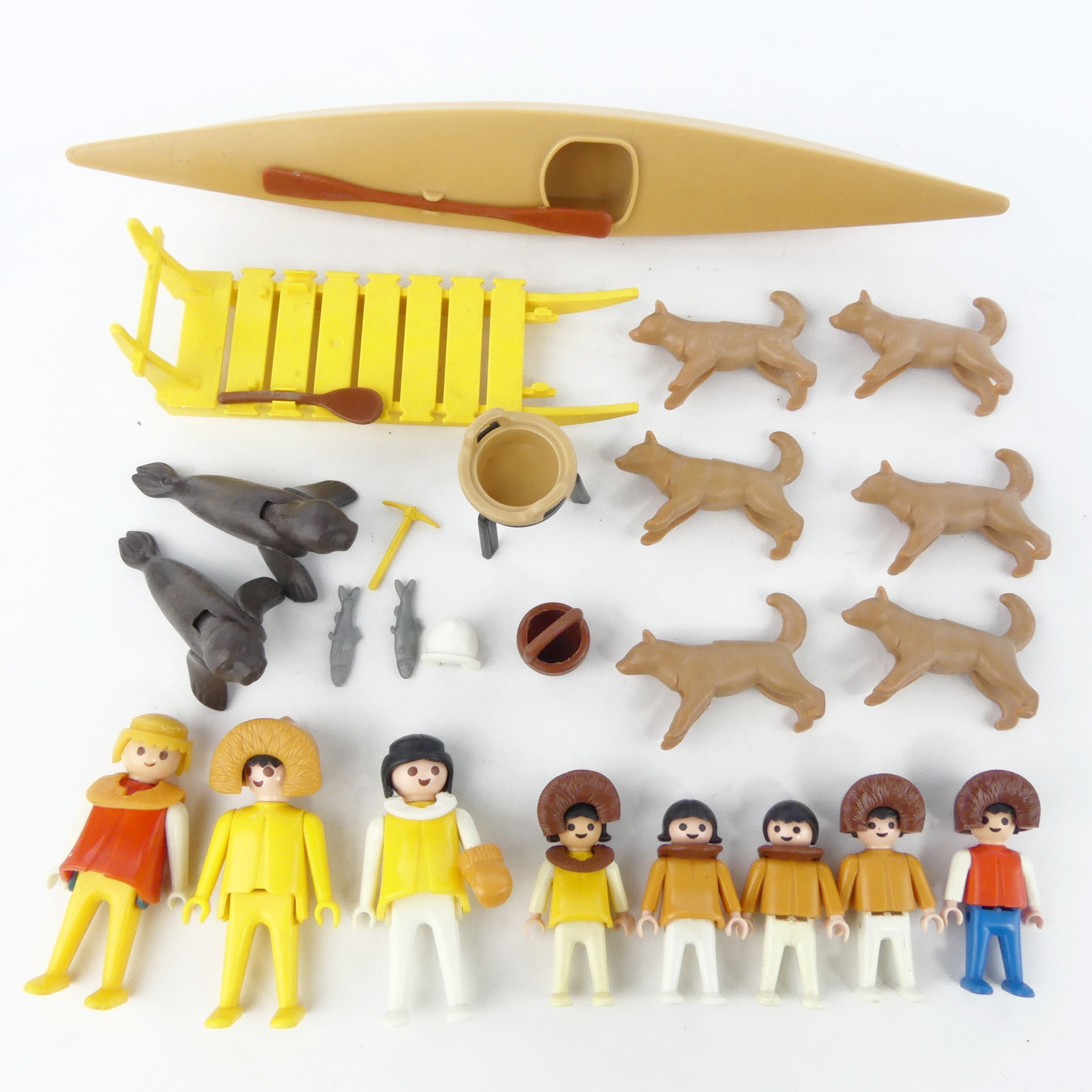 Ensemble Playmobil Polaire arctique esquimaux Bon état - Vue 2 - 