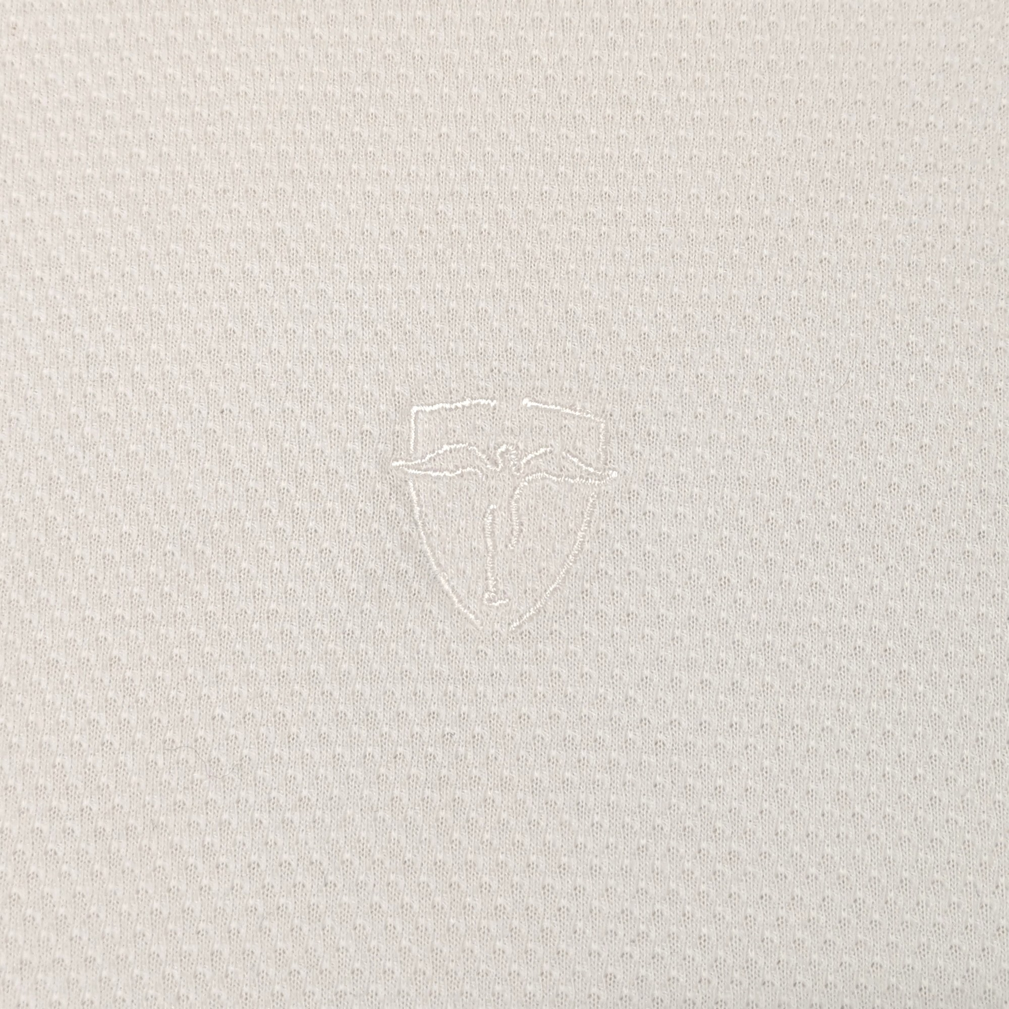 Chemise Izac T XL en maille piqué de coton blanc - Photo 4