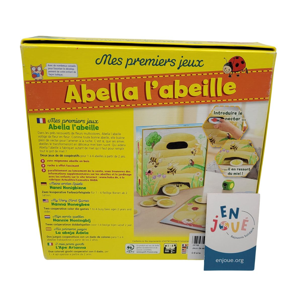 Voir photo 3 de Jeu de société - Abella l'abeille - Haba - À partir de 2 ans. Jeu de société - Abella l'abeille - Haba - À partir de 2 ans. Bon état - Vue 3 -