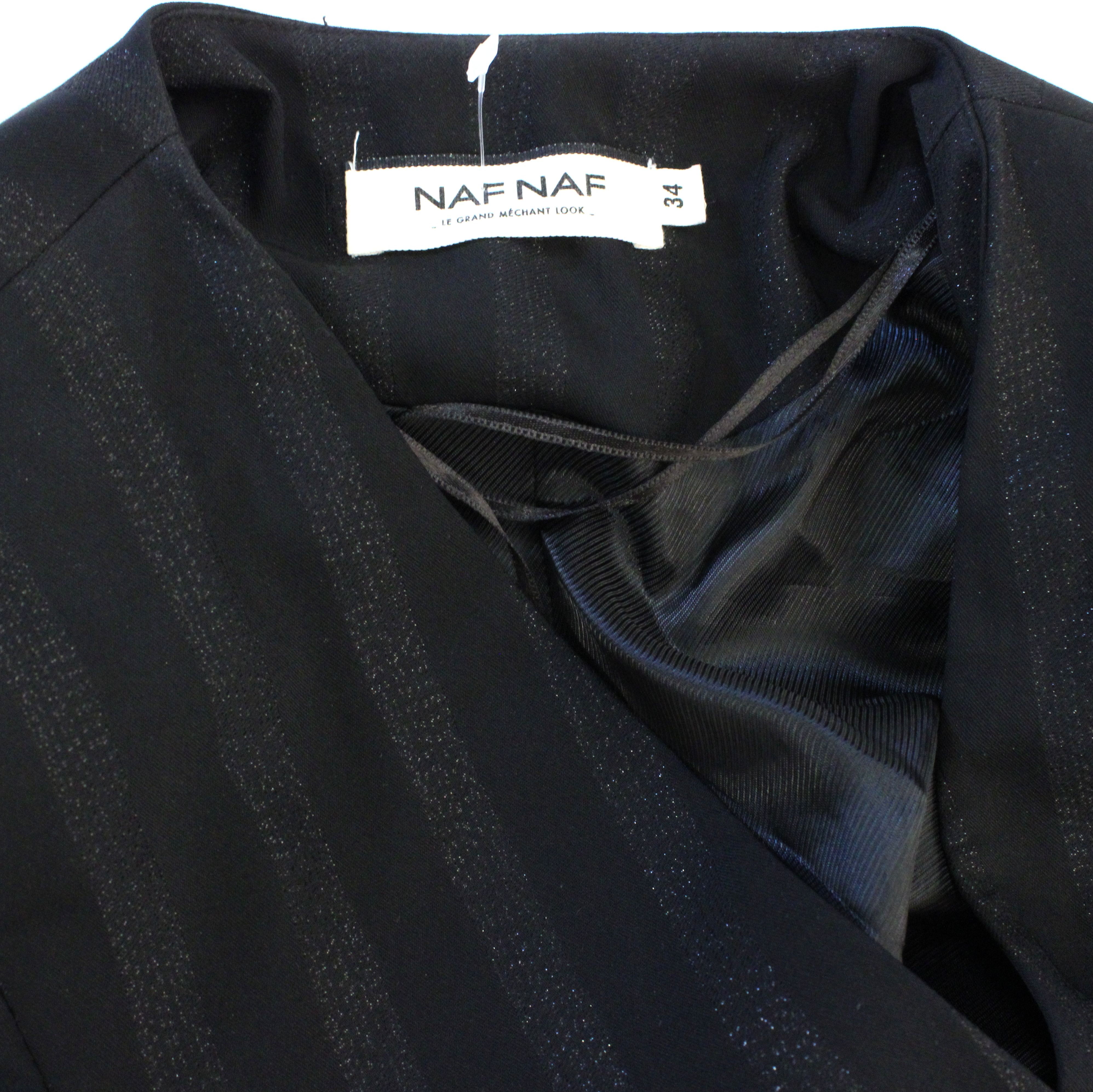 Veste Femme De Soirée Noire NAF NAF Taille 34 Très bon état - Vue 4 - 
