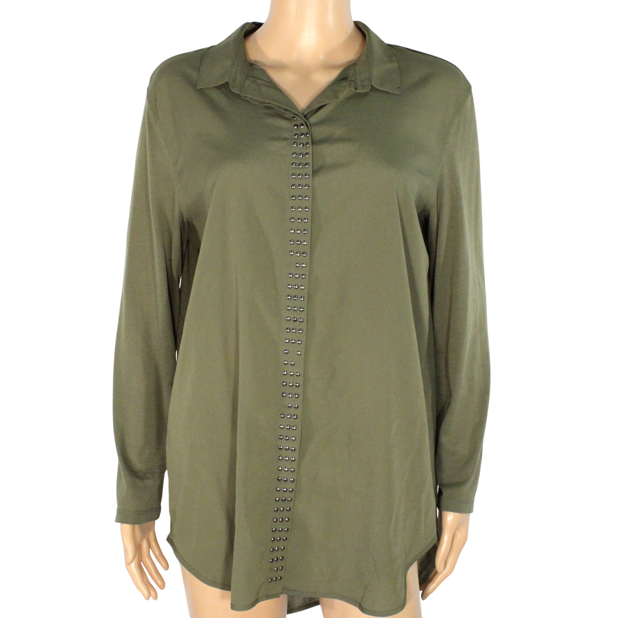 Chemise Femme Kaki H&M Taille M - H&M - Modalova