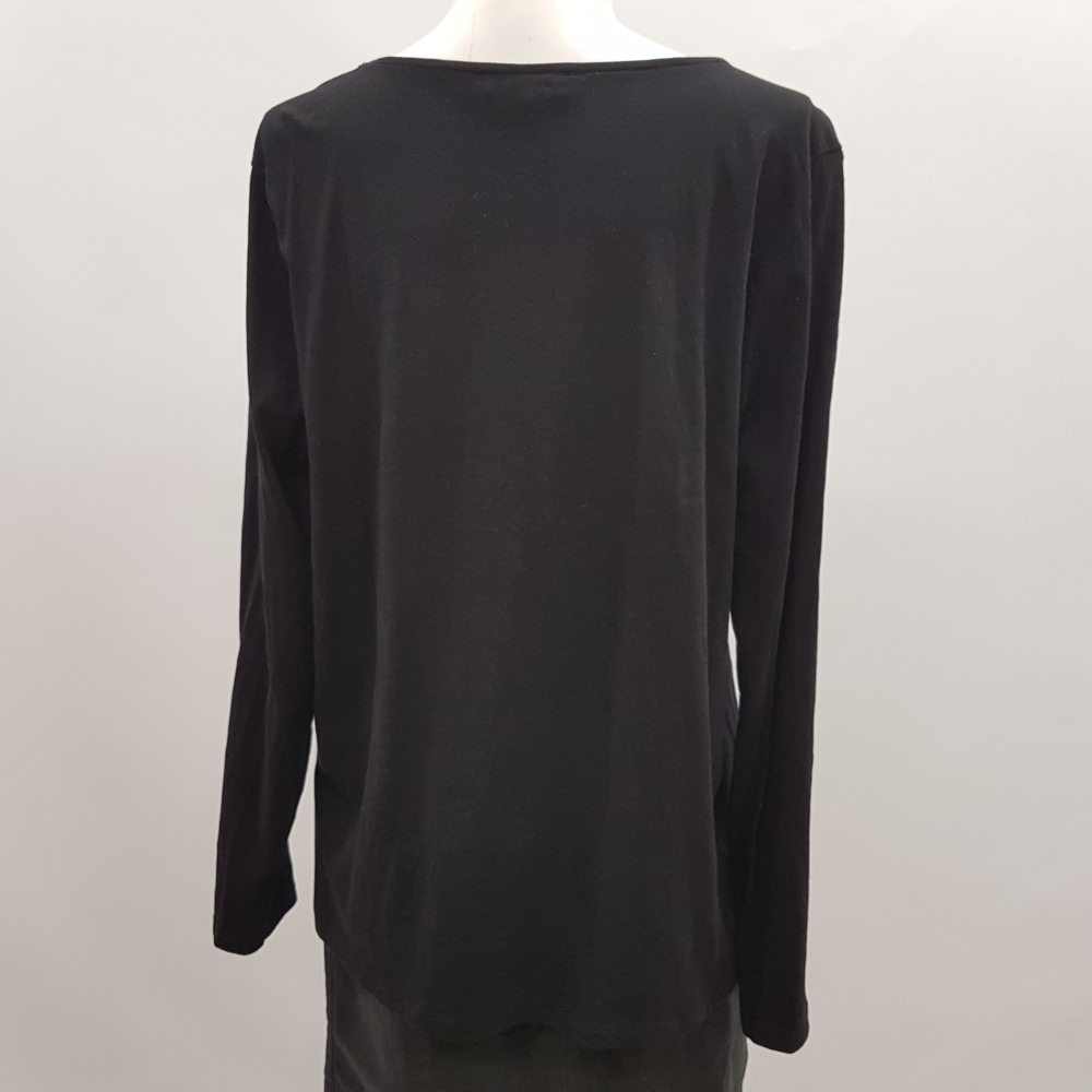 Tunique noire à boutons dorés - GRAIN DE MALICE - Taille XL - Photo 2