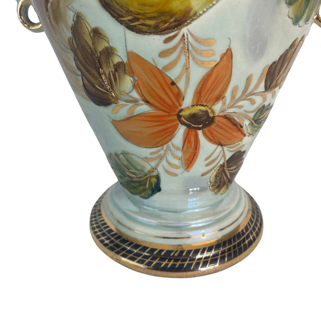Vase porcelaine de Quaregnon - H. Bequet - Bon état - Photo 4