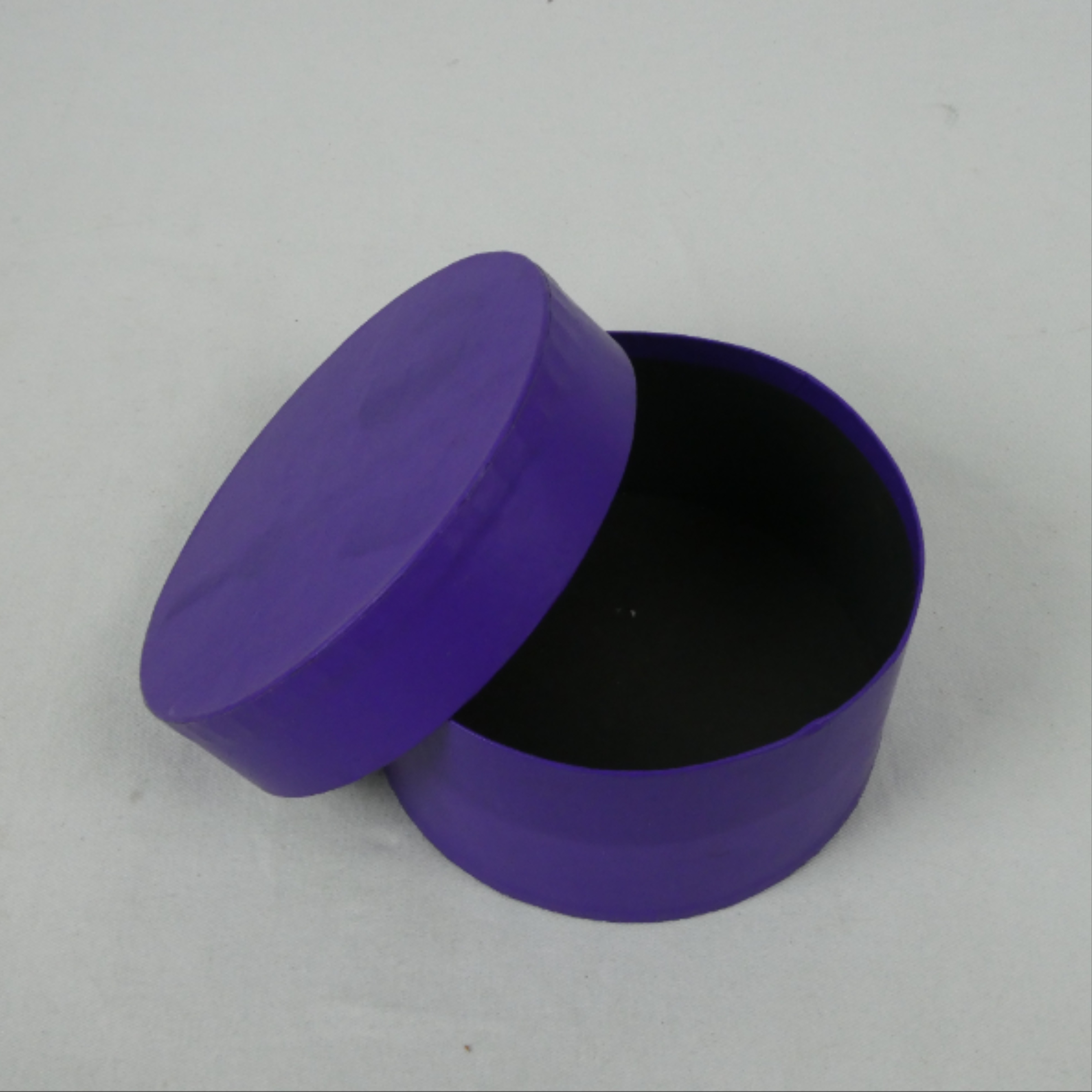 Boite ronde violette  - Photo 3