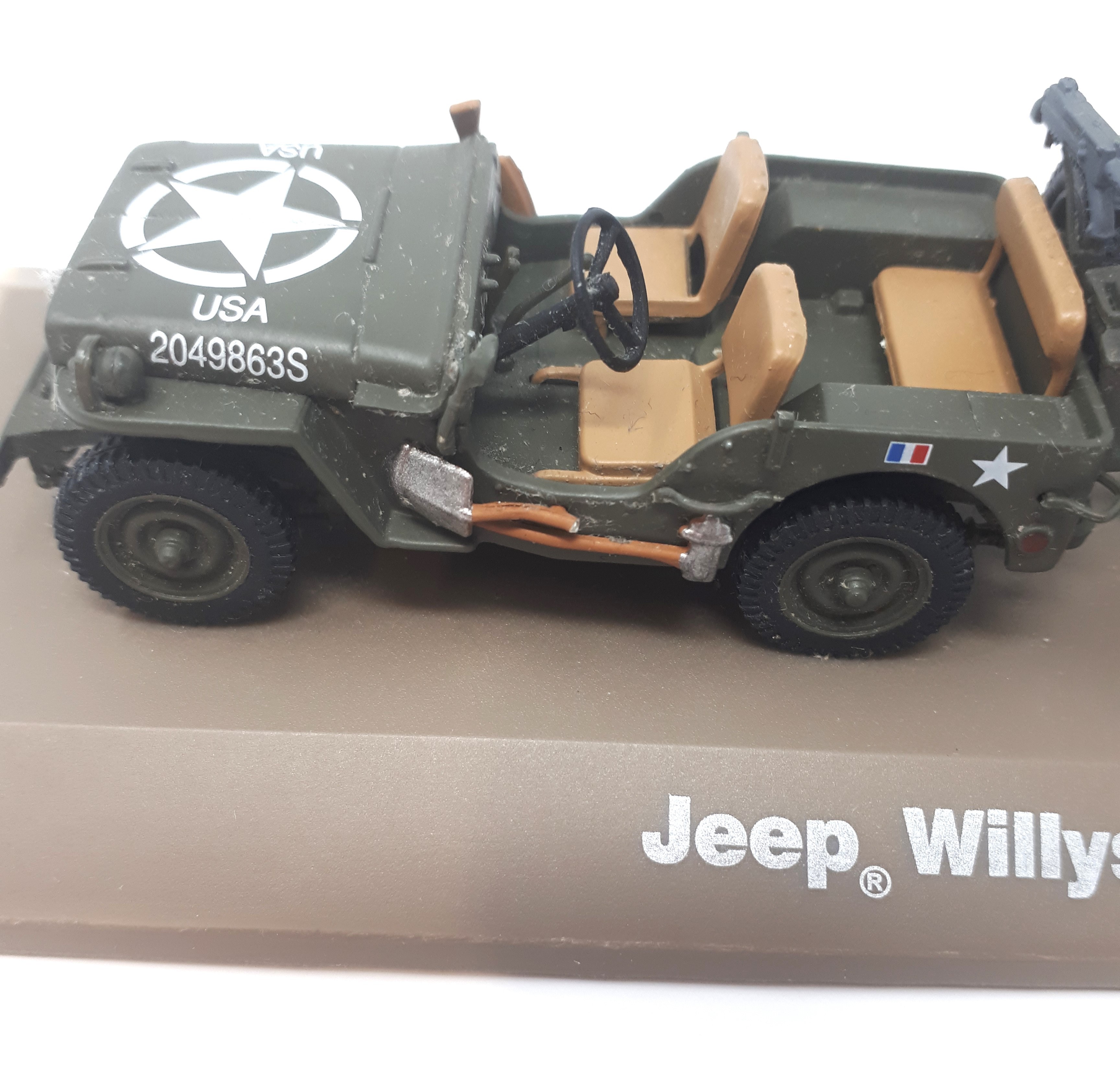 Voir photo 7 de Véhicule miniature Jeep Willys MB Véhicule miniature Jeep Willys MB État correct - Vue 7 -