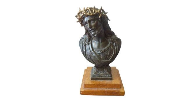Buste de Jésus Christ en régule - Photo 0