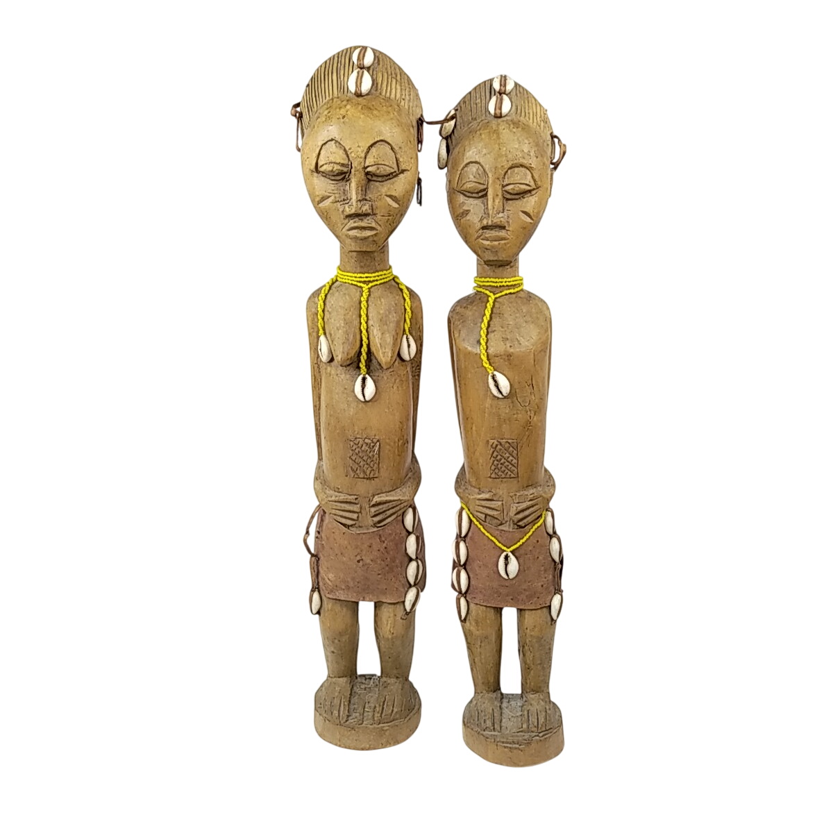 Couple de statues Art Africain - Photo 0