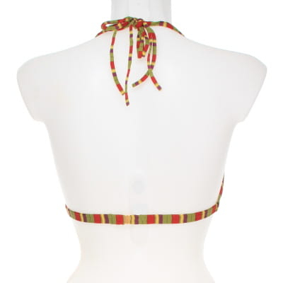 Haut de maillot de bain à rayures multicolores - Femme - Emprunte - Taille 40 - Photo 1