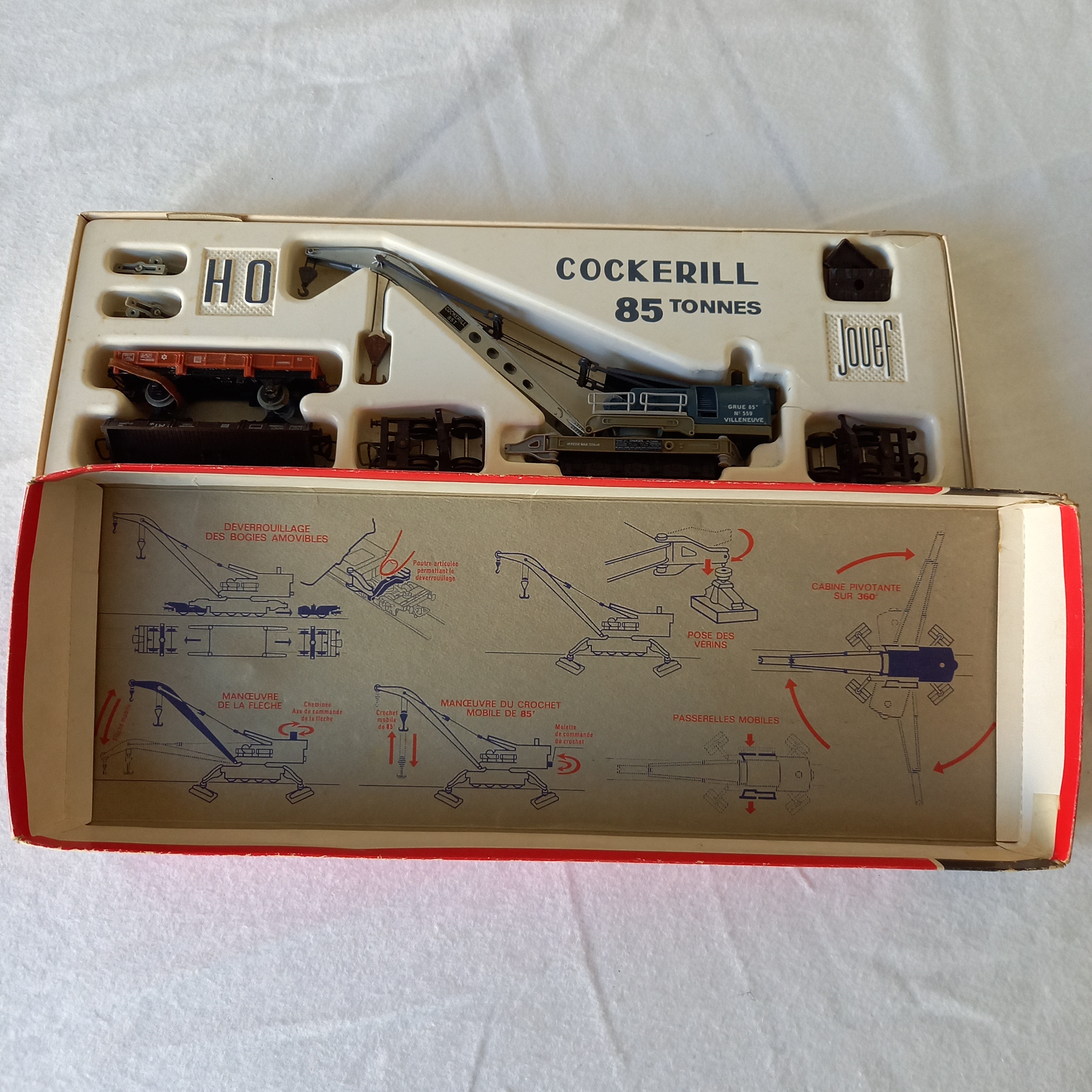 Vintage ancien train locomotive wagon Jouef Bon état - Vue 26 - 