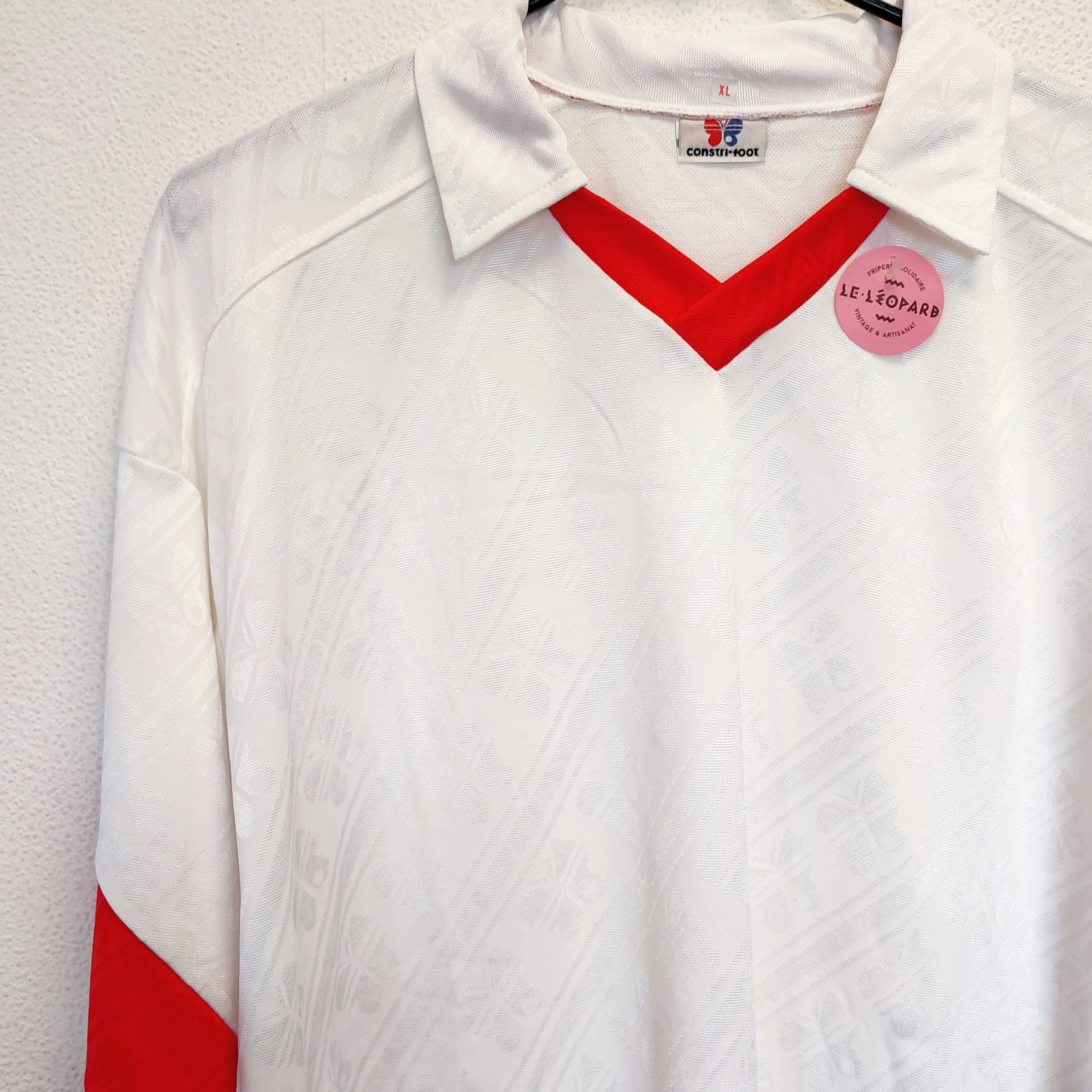 CONSTRI-FOOT - Maillot blanc vintage - XL - Homme - Bon état - Photo 2