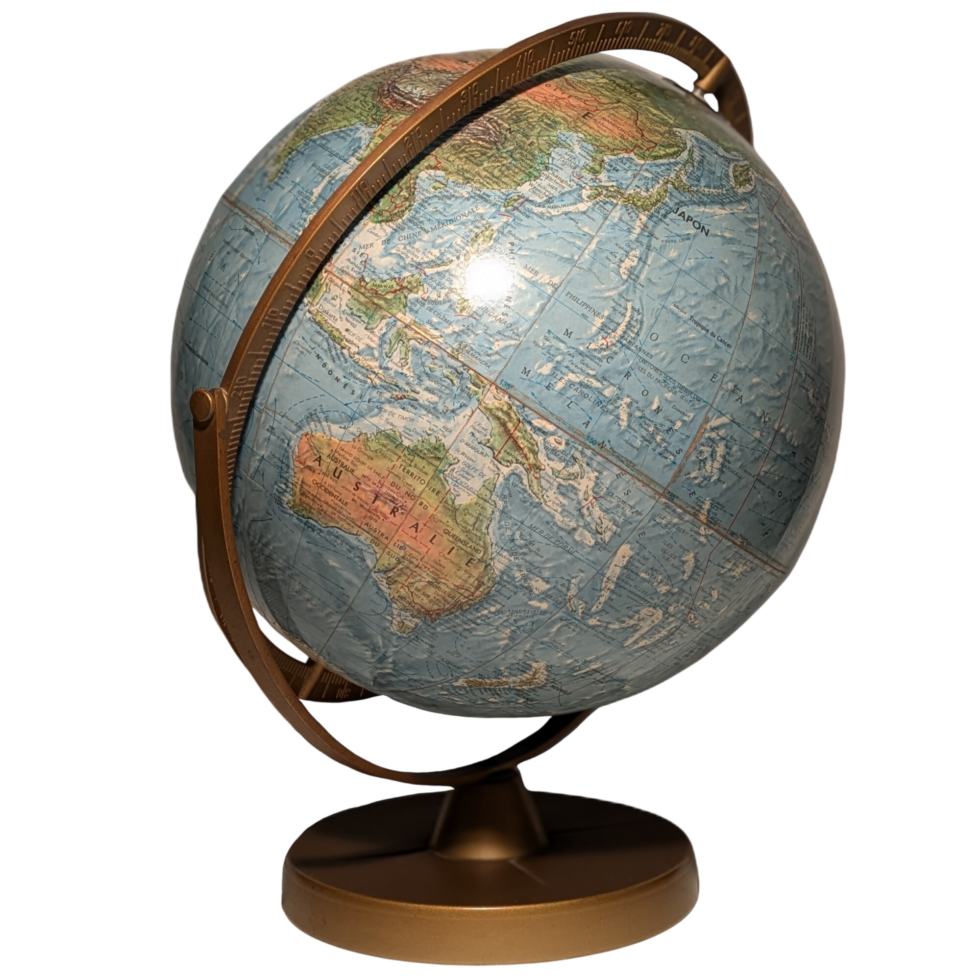 Globe terrestre vintage Scan-Globe années 70 - Idée cadeau 🎁 - Photo 0