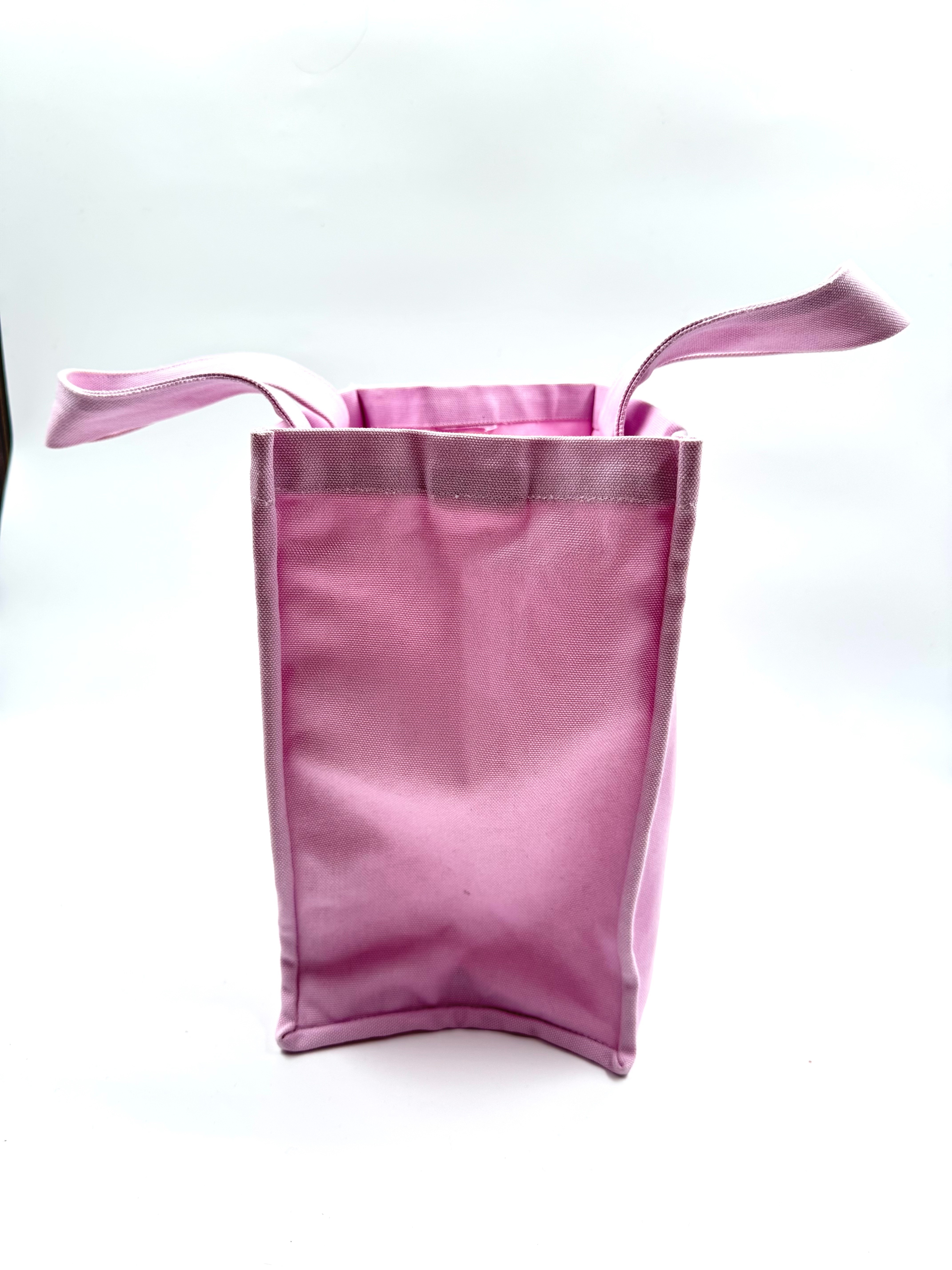 BB Cabas rose pâle en toile. Jeu de Matières. Comme neuf - Vue 2 - 