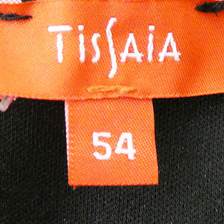 Robe noire imprimée dorée - Femme - Tissaia - Taille 54 - Photo 4