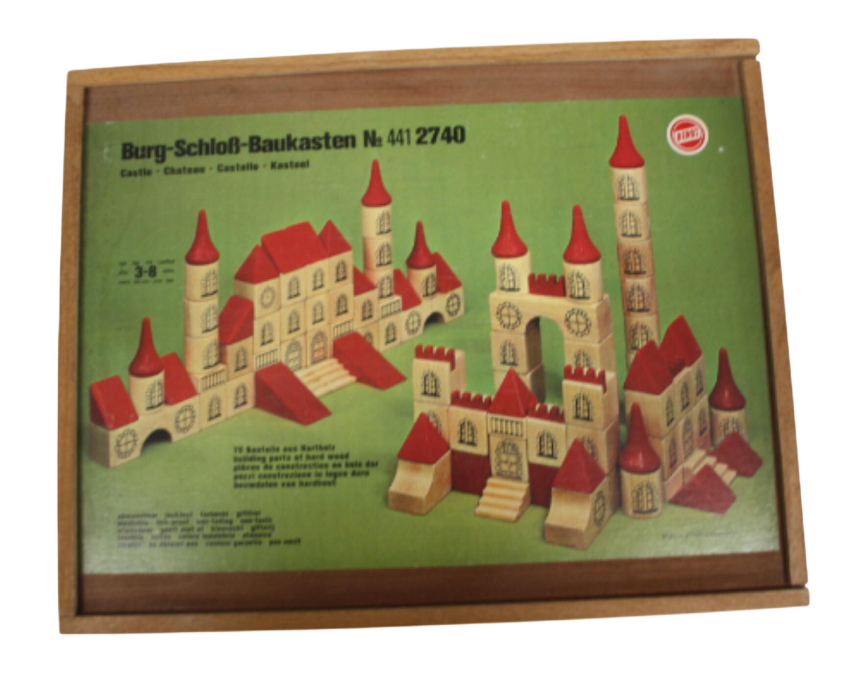 Jeu de construction en bois Très bon état -  reconditionné disponible sur Label Emmaüs