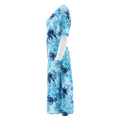 Robe bleue imprimée - Femme - 20/20 - Taille 42 - Photo 2