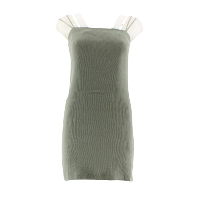 Robe kaki - femme - H&M - taille 36 - H&M - Modalova
