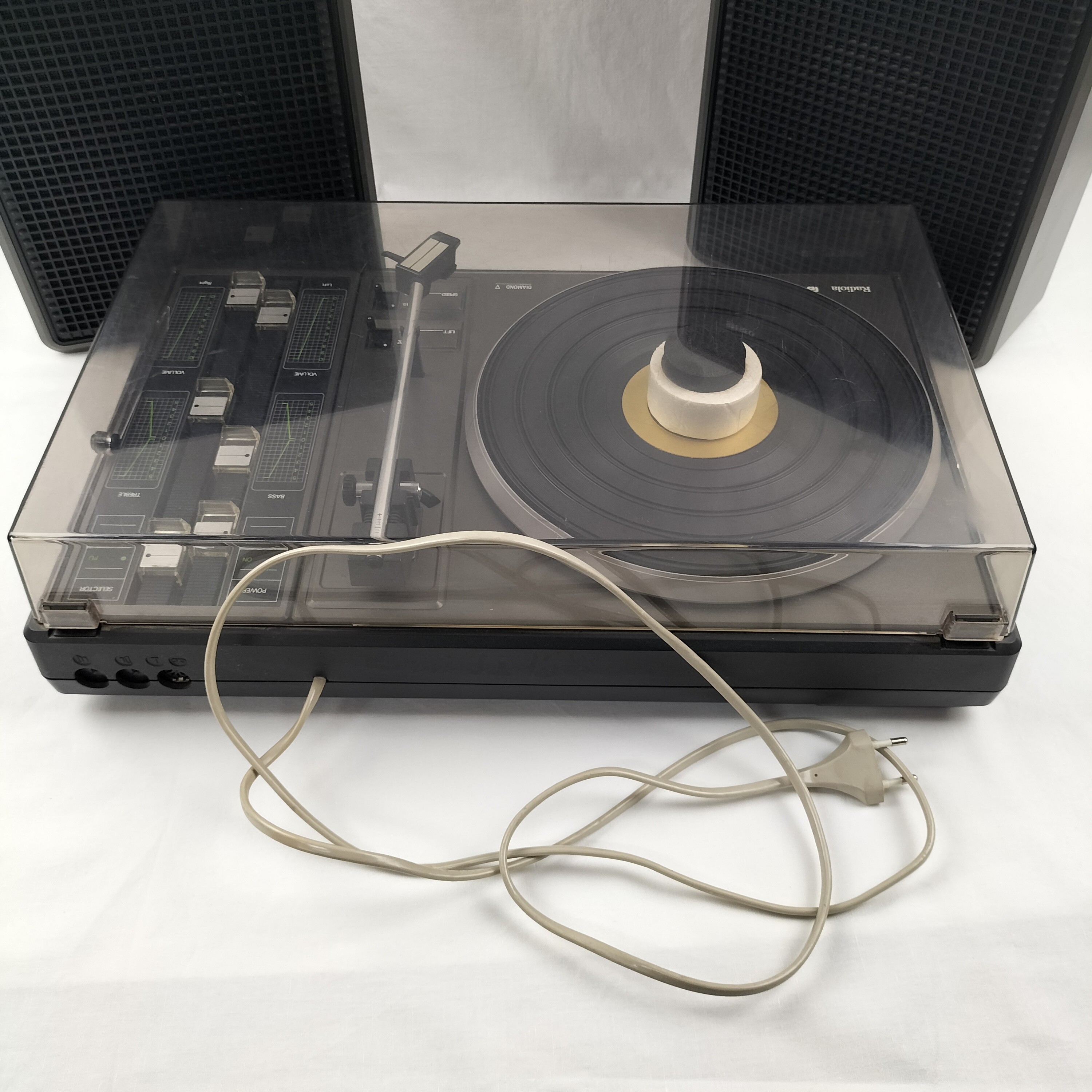 Platine Vinyle Radiola 410 1970 avec ses deux Enceintes - Bon état - Photo 7