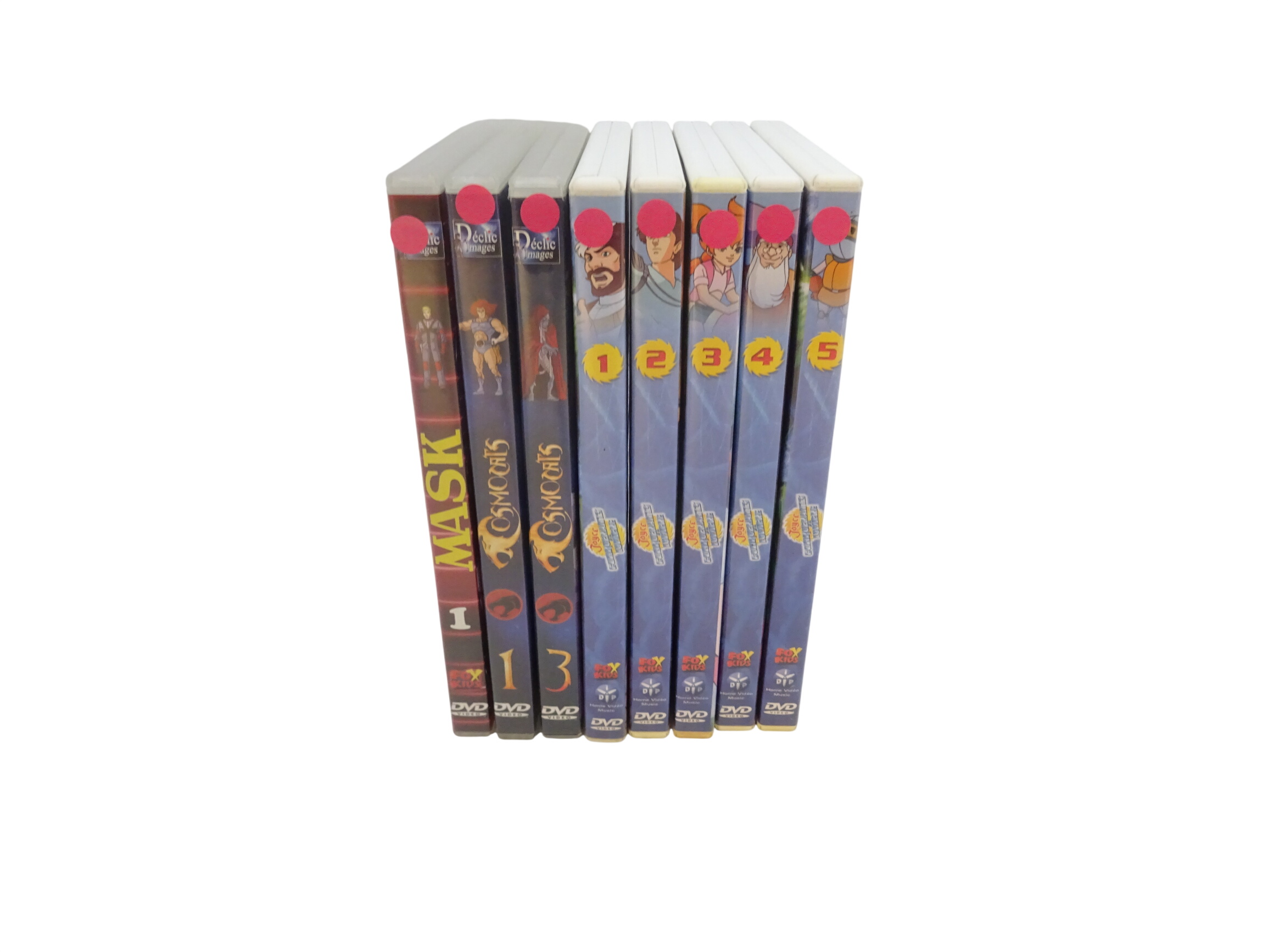 Lot de DVD de dessins animé des années 80' Bon état -  reconditionné disponible sur Label Emmaüs