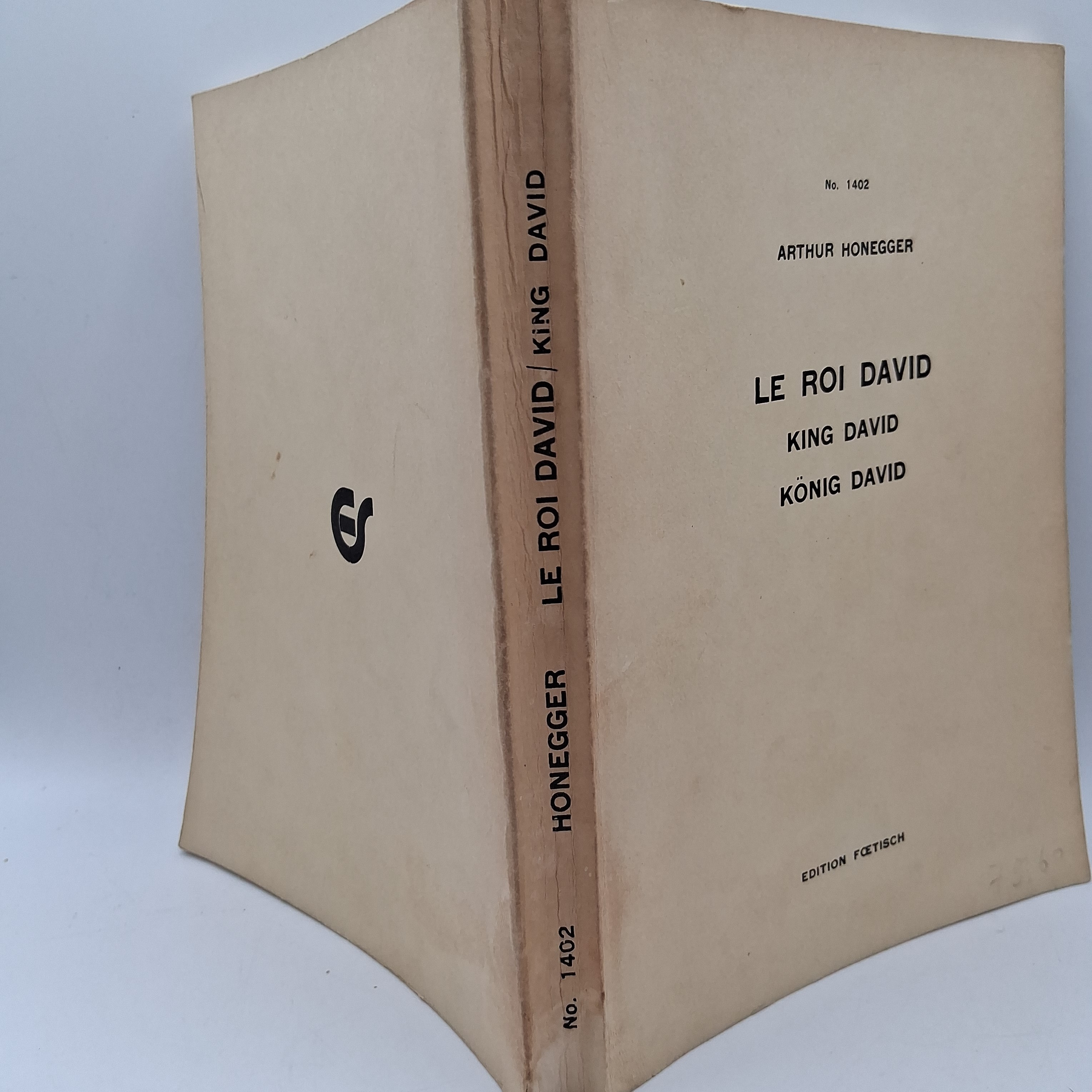 Voir photo 5 de Le roi David - König David. Partition Arthur Honegger. Editions Foetisch. 1924 Le roi David - König David. Partition Arthur Honegger. Editions Foetisch. 1924 Bon état - Vue 5 -