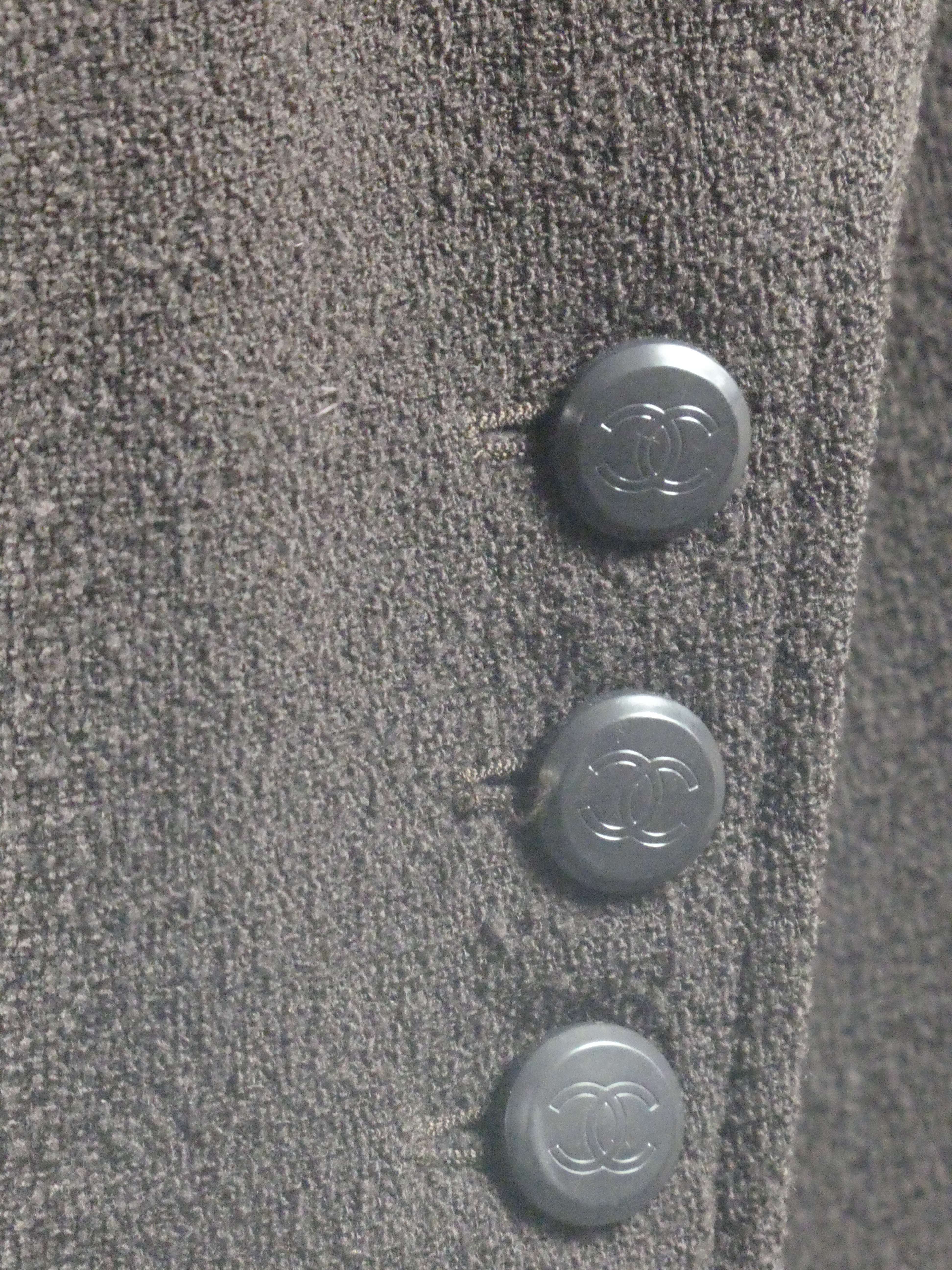 Chanel veste manches longues encolure tailleur - Taille L - Photo 9