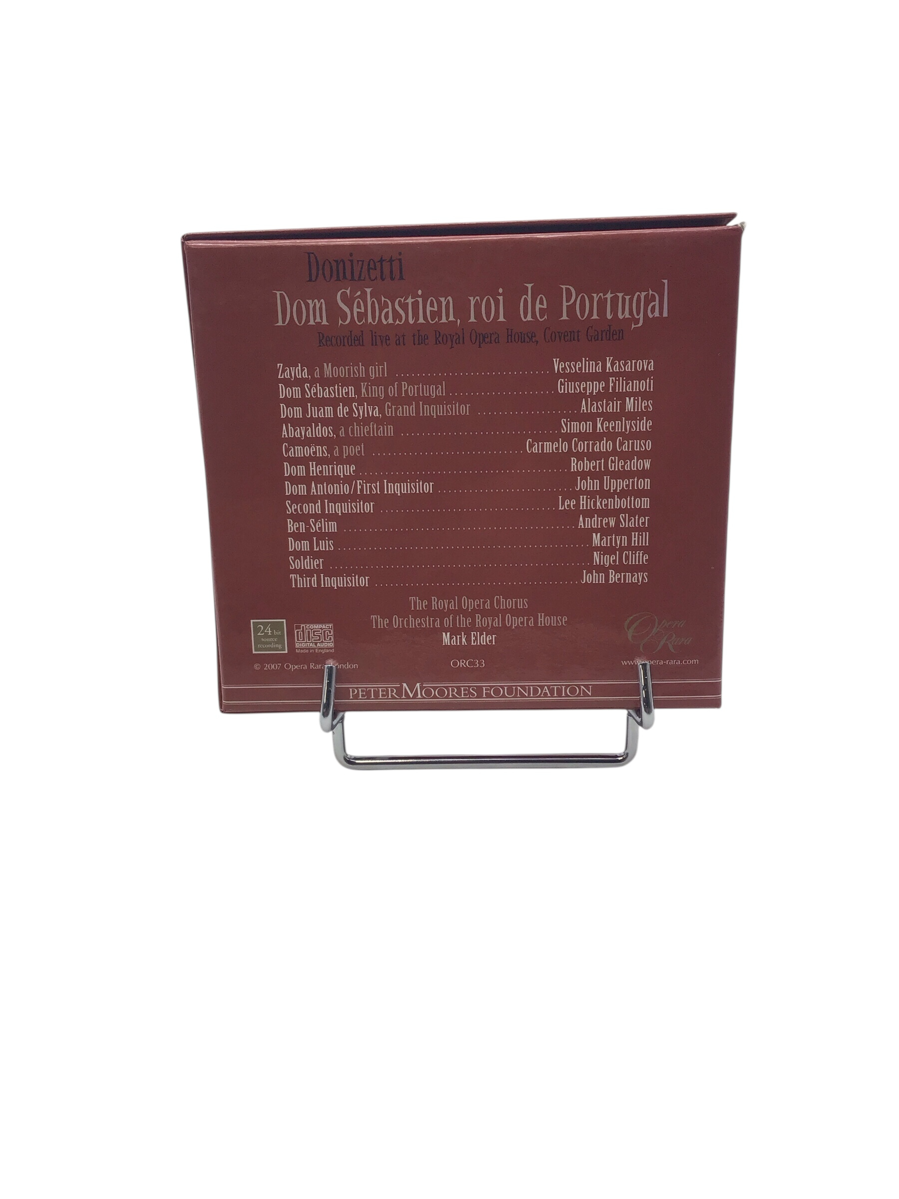 Cd - Coffret Dom Sébastien, roi de Portugal Très bon état - Vue 2 - 
