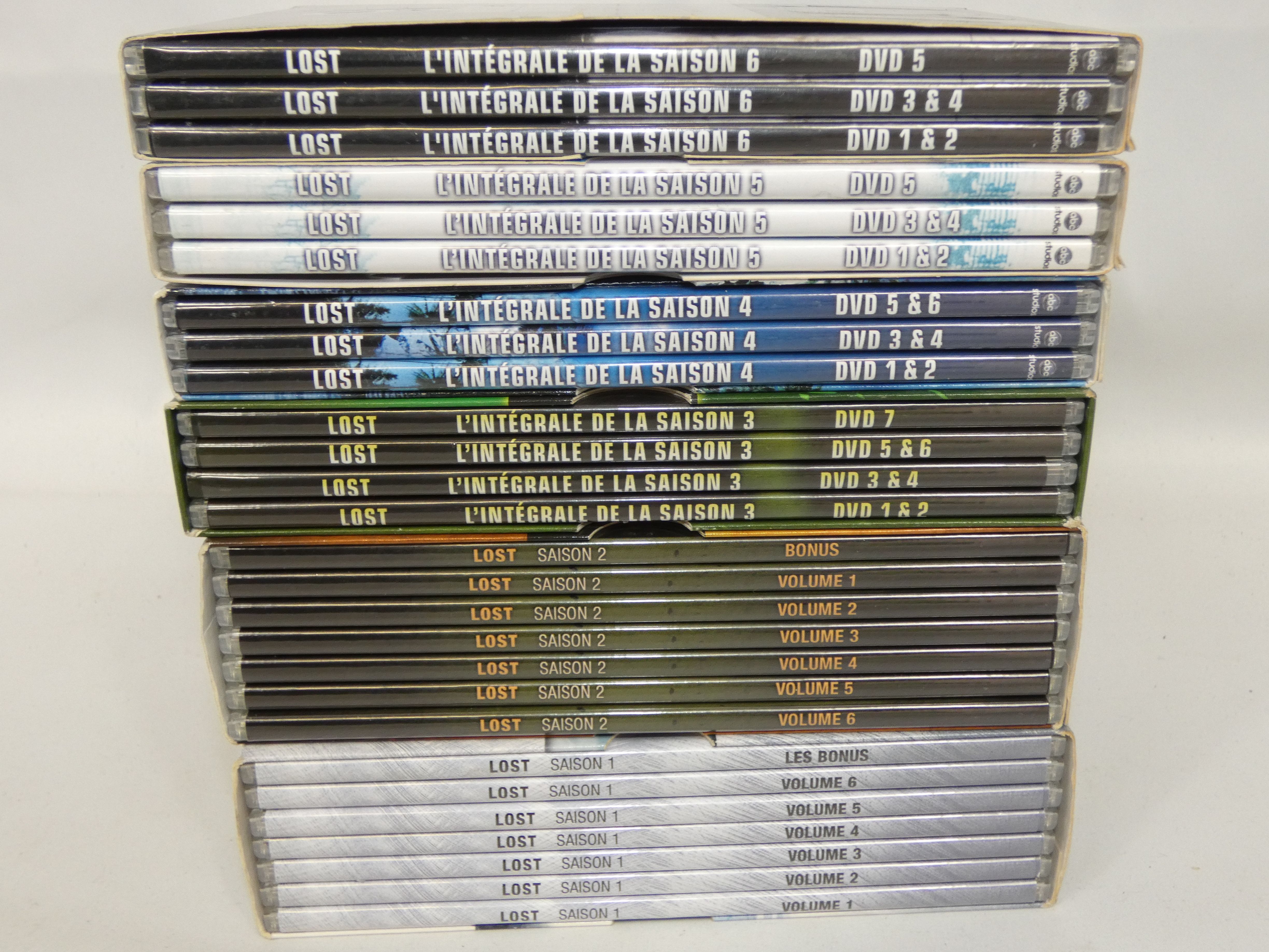"LOST Les Disparus" l'intégrale de la série en 6 saisons 6 coffrets en DVD J.J. ABRAMS - Très bon état - Photo 4