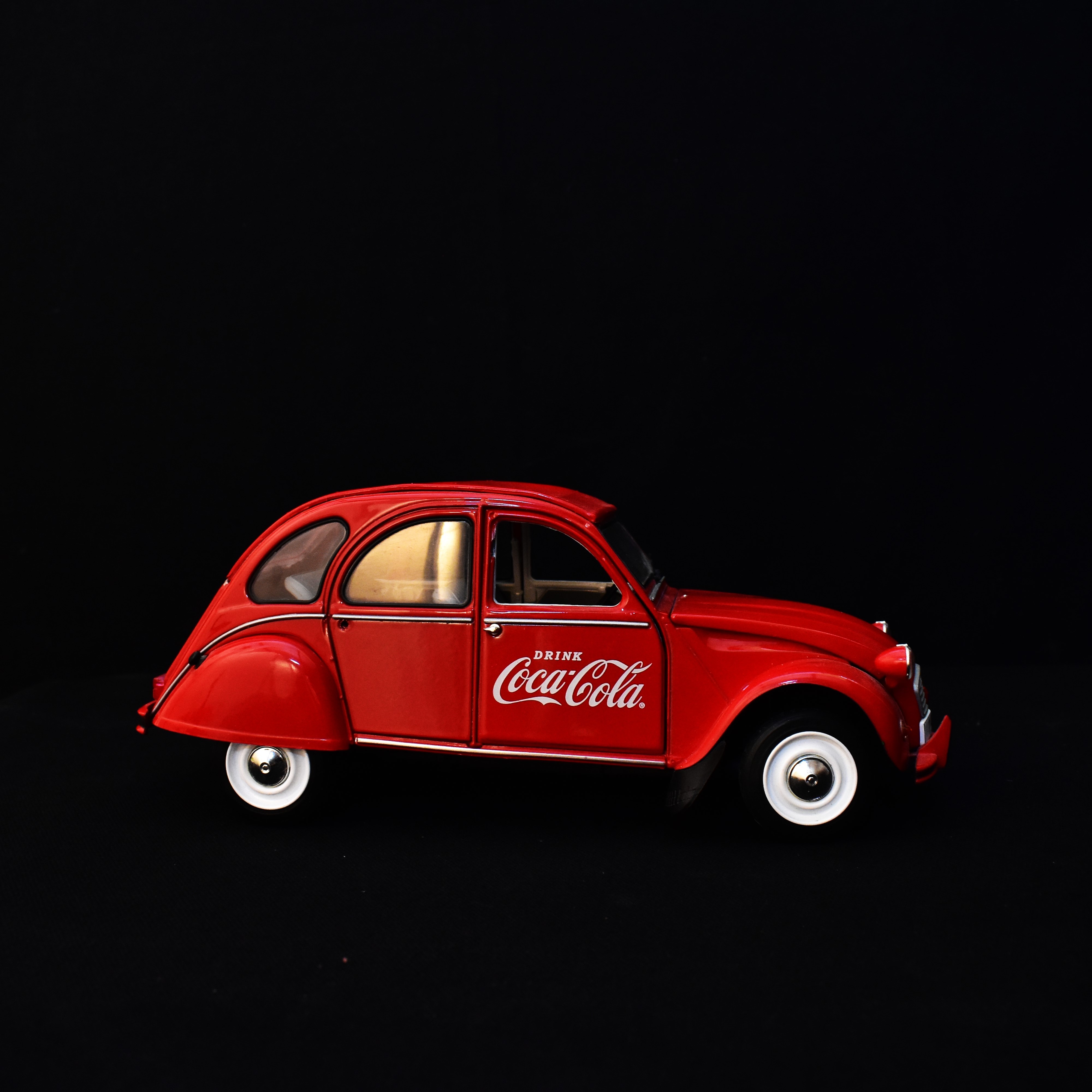 Miniature 1/18e Solido Citroën 2cv-Coca Cola Très bon état - Vue 5 - 