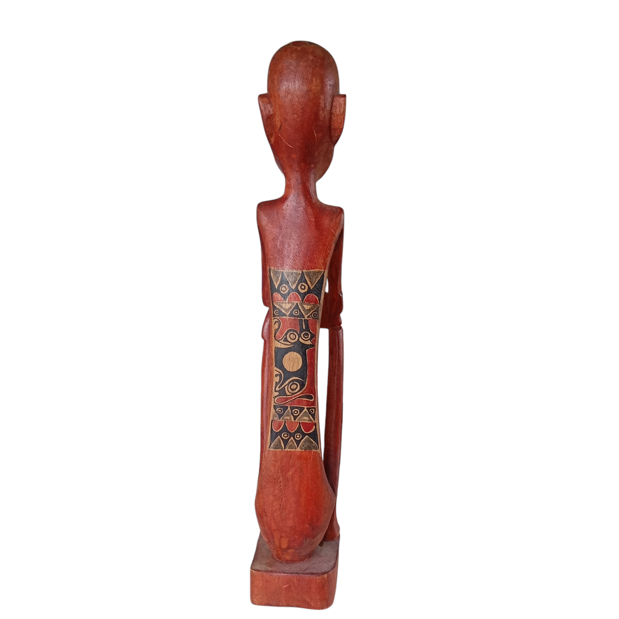Statue africaine en bois - Photo 3