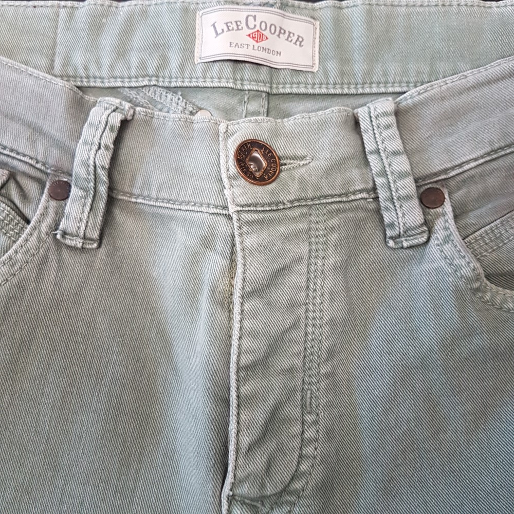 Jean vert amande délavé - LEE COOPER - taille 42 (31 US) - Photo 9